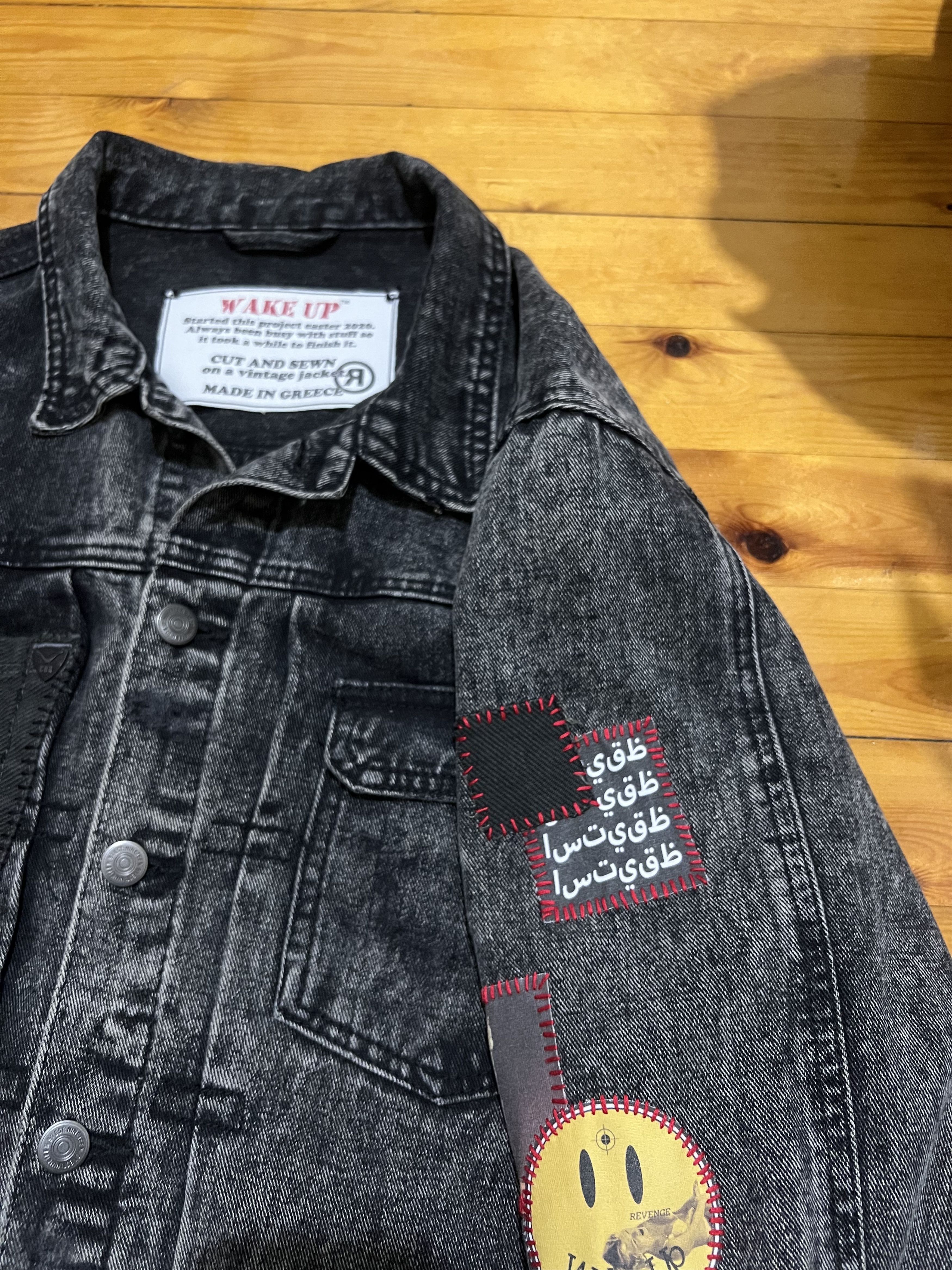 Japanese Brand 1OF1 gray Grail Ifsixwasnine mst-alike punk patched jacket Size US M / EU 48-50 / 2 - 10 Thumbnail