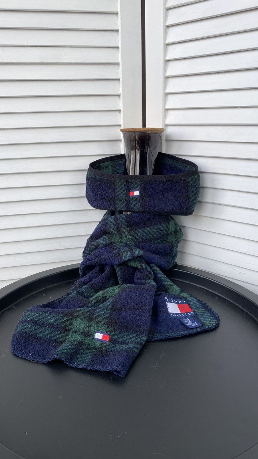 Tommy Hilfiger × Vintage Vintage Tommy Hilfiger Old Money Scarf and Bandage Headband Size ONE SIZE - 14 Thumbnail