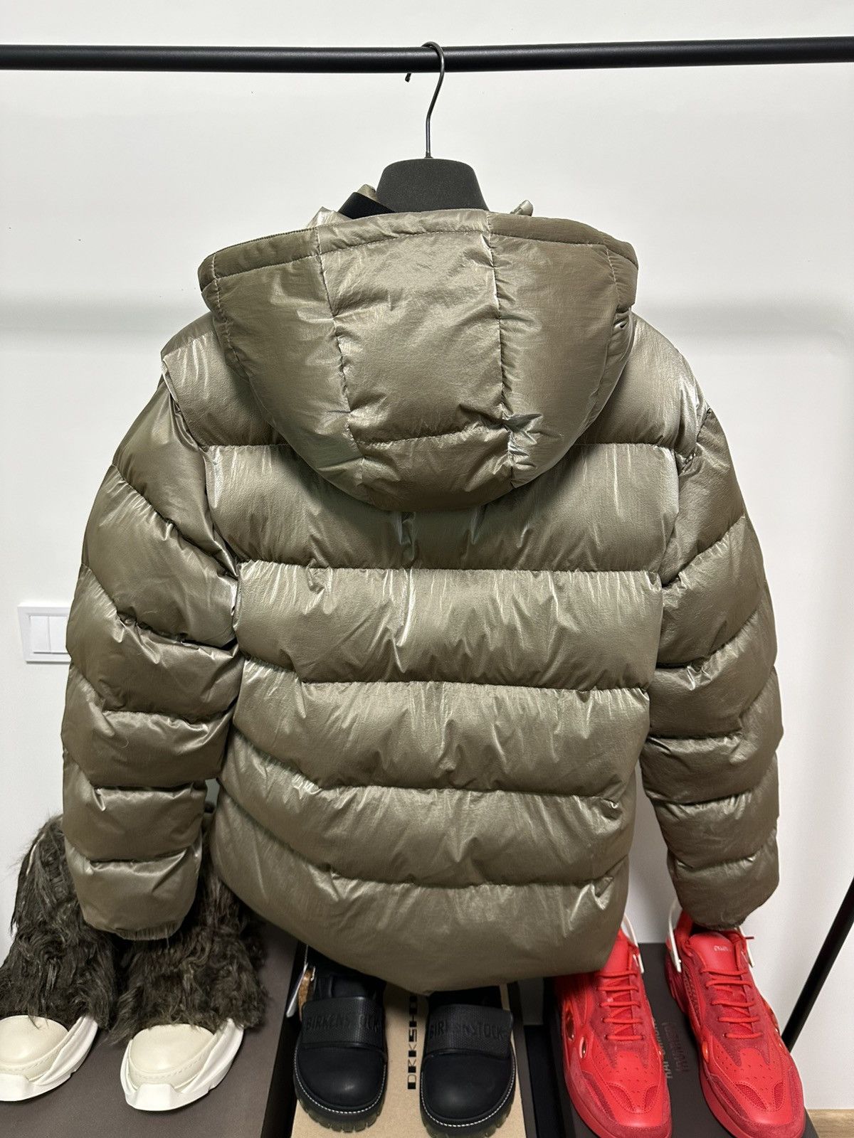1017 ALYX 9SM 1017 ALYX 9SM Nightrider Puffer Jacket — Green — Size L Size US L / EU 52-54 / 3 - 2 Thumbnail
