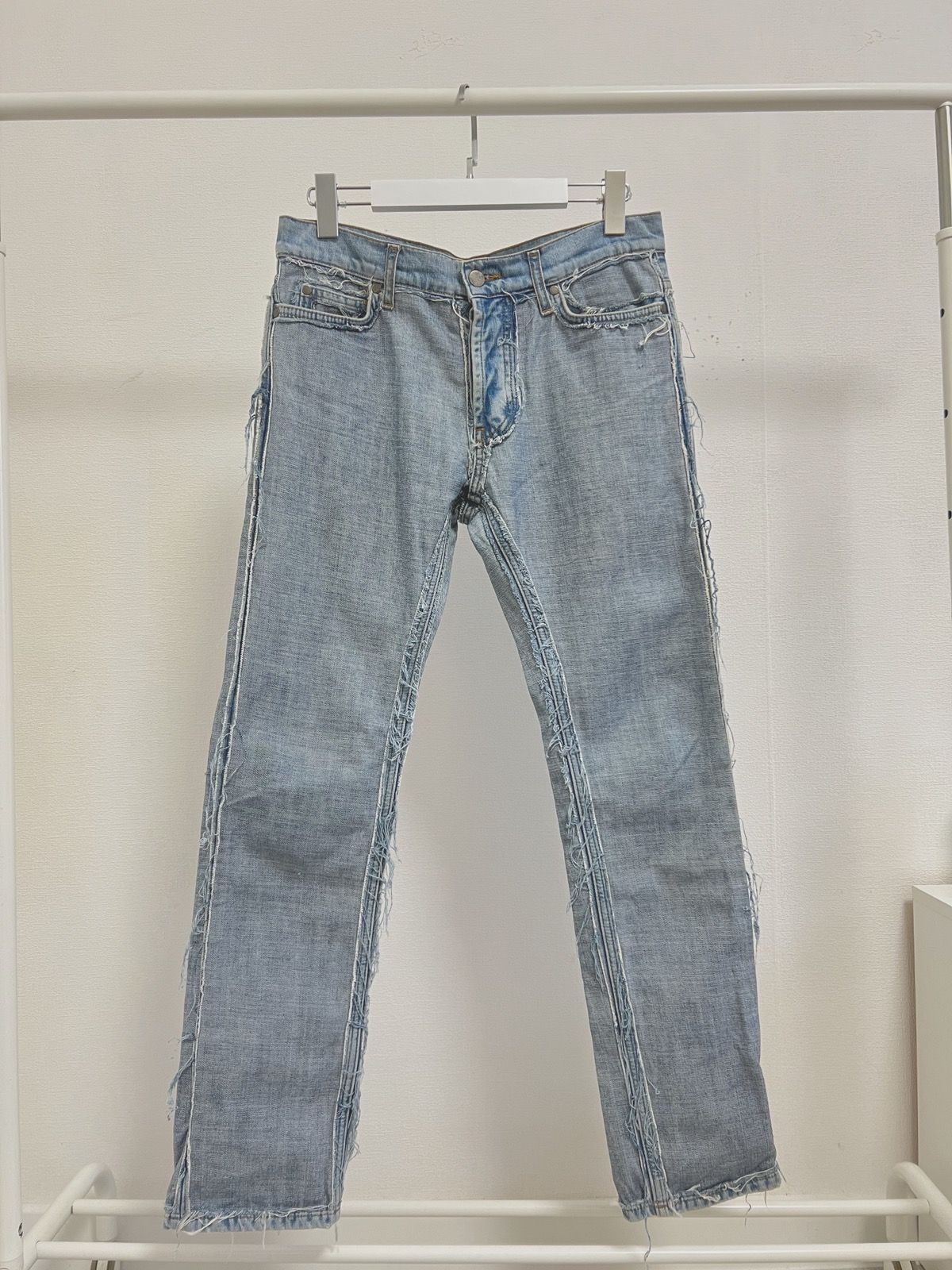 Pre-owned Maison Margiela Inside Out Jeans In Denim