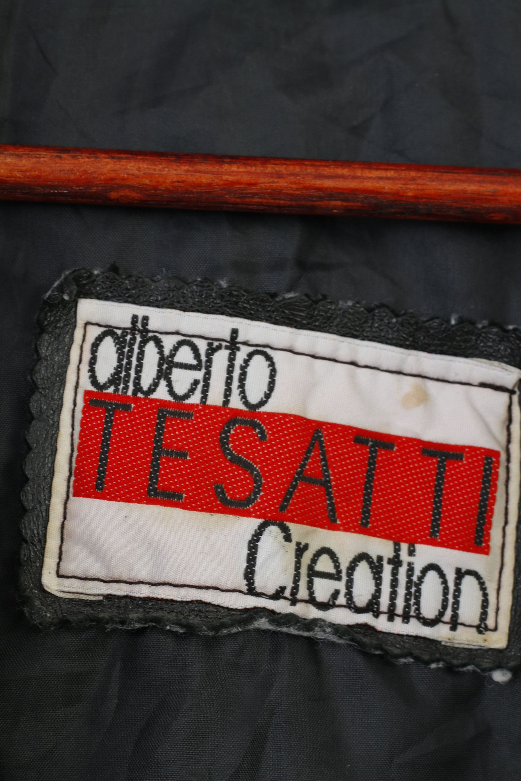 Leather × Vintage Alberto Tesatti Creation Woman XL Leather Jacket 2135 Size XL / US 12-14 / IT 48-50 - 7 Thumbnail