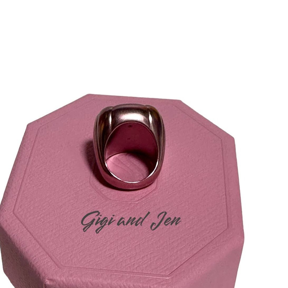 Swarovski Swarovski Dulcis cocktail ring Cushion cut, Pink 55 / 7 USA Size ONE SIZE - 3 Thumbnail