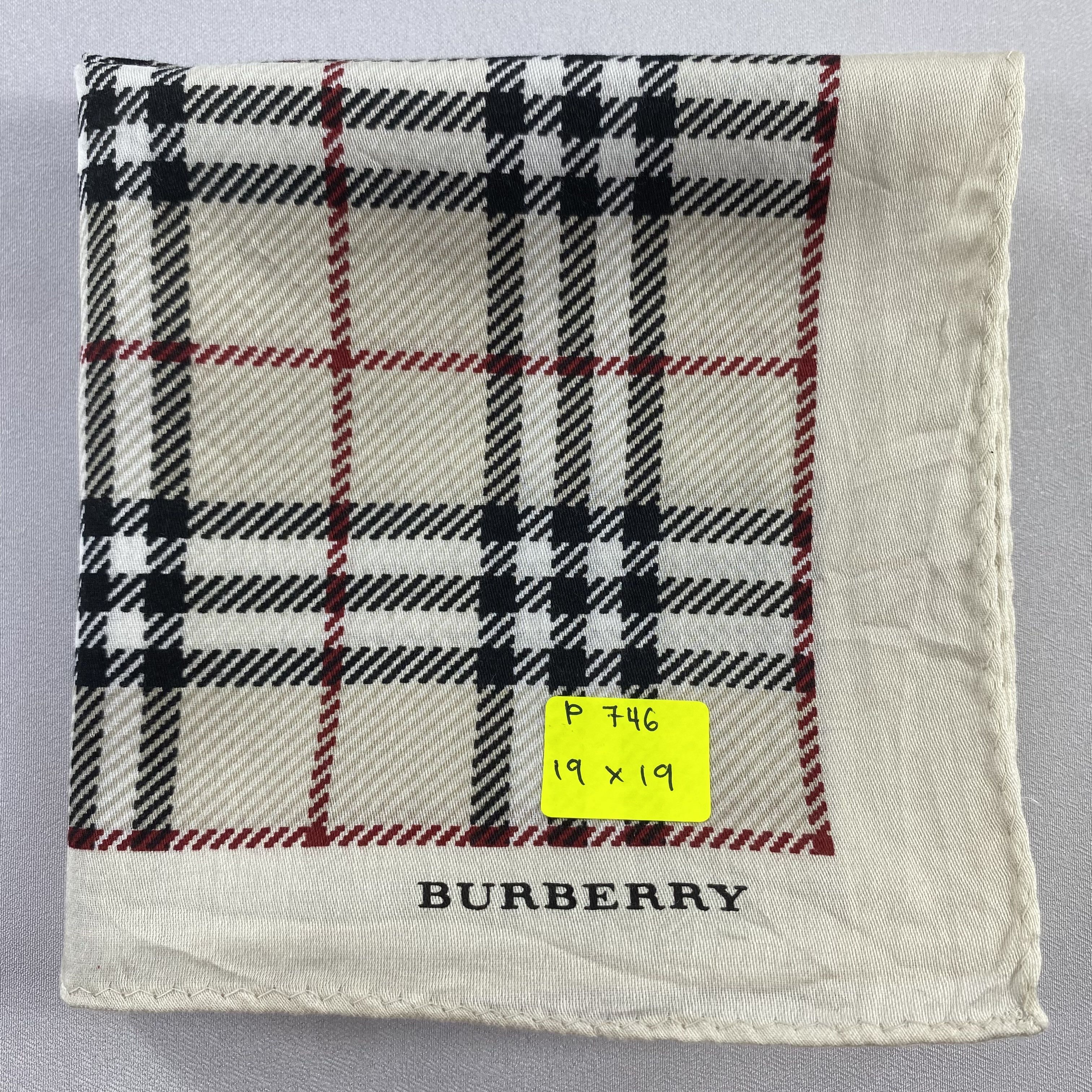 Burberry × Vintage Burberry Handkerchief / Neckerchief / Bandana-P746 Size ONE SIZE - 5 Thumbnail