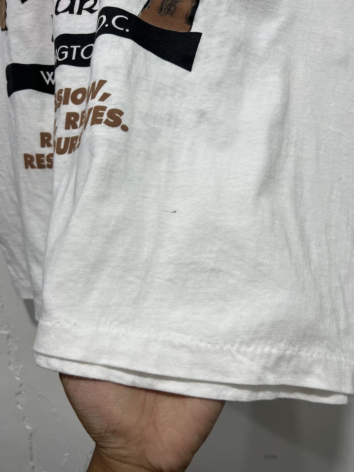 Vintage Vintage 1995’ Million Man March History Boxy Tshirt Size US XL / EU 56 / 4 - 9 Thumbnail