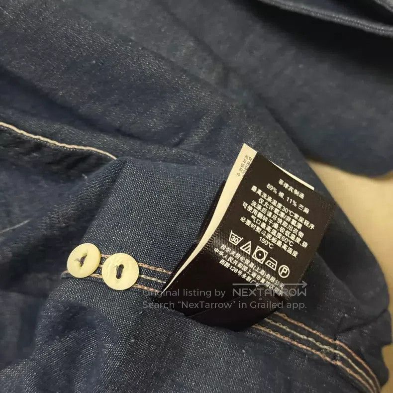 RRL Ralph Lauren RRL Ralph Lauren Old blue dye workwear shirt Size US M / EU 48-50 / 2 - 5 Thumbnail