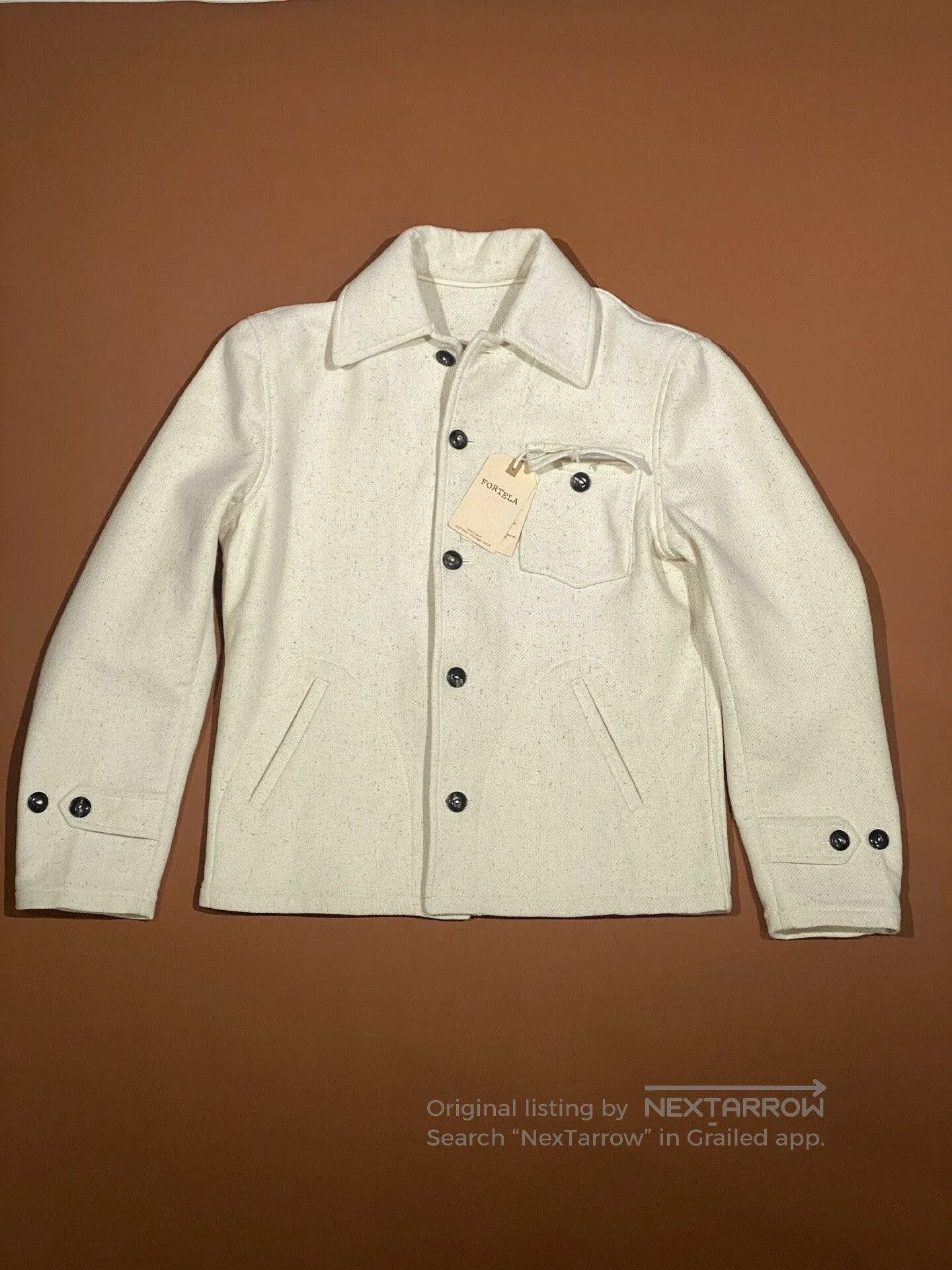 Fortela FORTELA White Speckled Jacket. Size US M / EU 48-50 / 2 - 1 Thumbnail