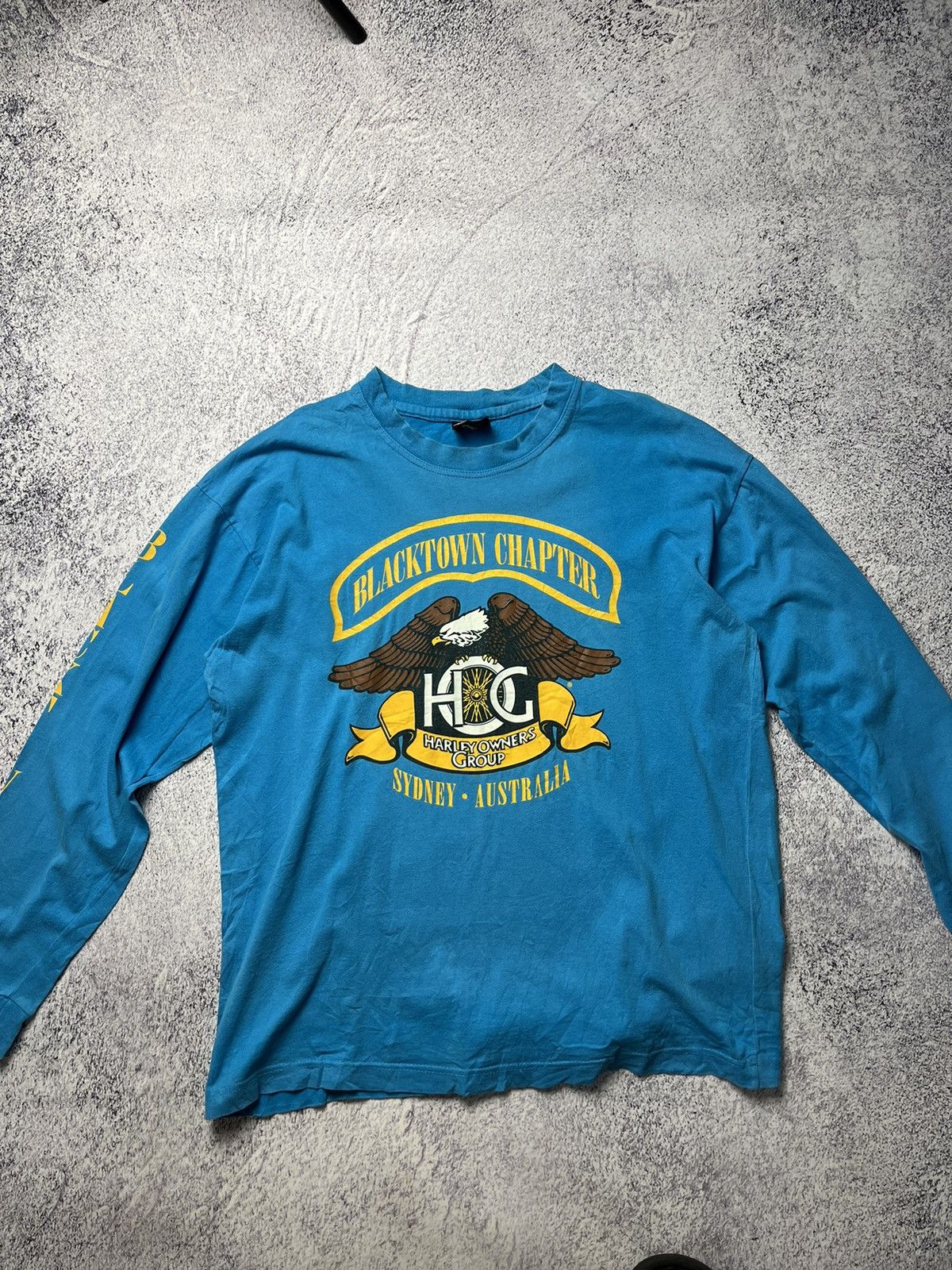 Harley Davidson × Vintage Vintage Harley Davidson Long Sleeve Blacktown 2004 Y2K Size US L / EU 52-54 / 3 - 13 Thumbnail