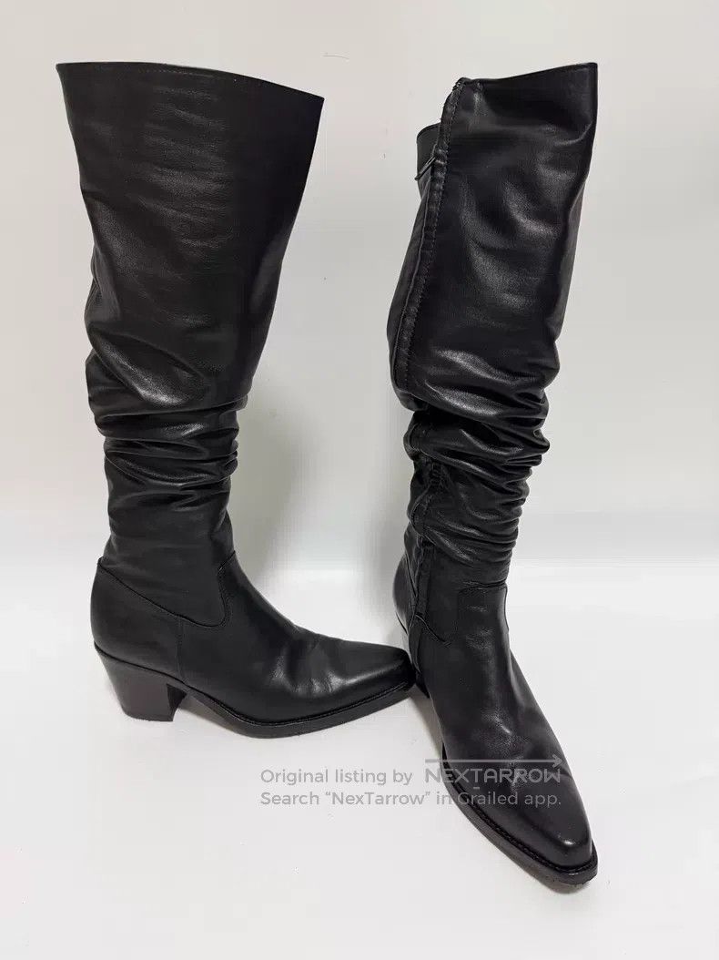 Junya Watanabe Junya Watanabe Black Tall Boots Size US 6.5 / IT 36.5 - 6 Thumbnail