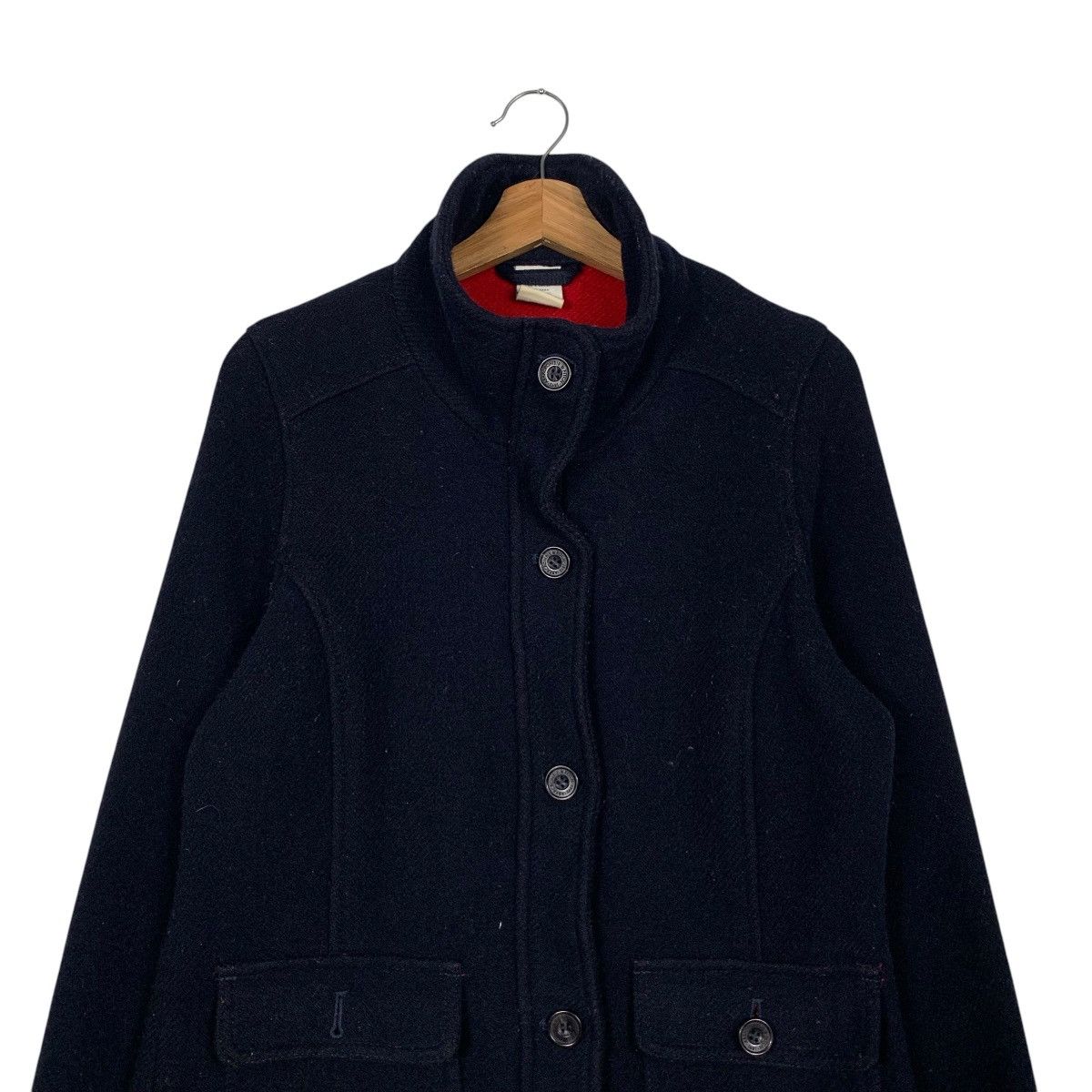Abercrombie & Fitch ABERCROMBIE & FITCH Small Logo Wool Jacket #2331-C104 Size US L / EU 52-54 / 3 - 2 Thumbnail