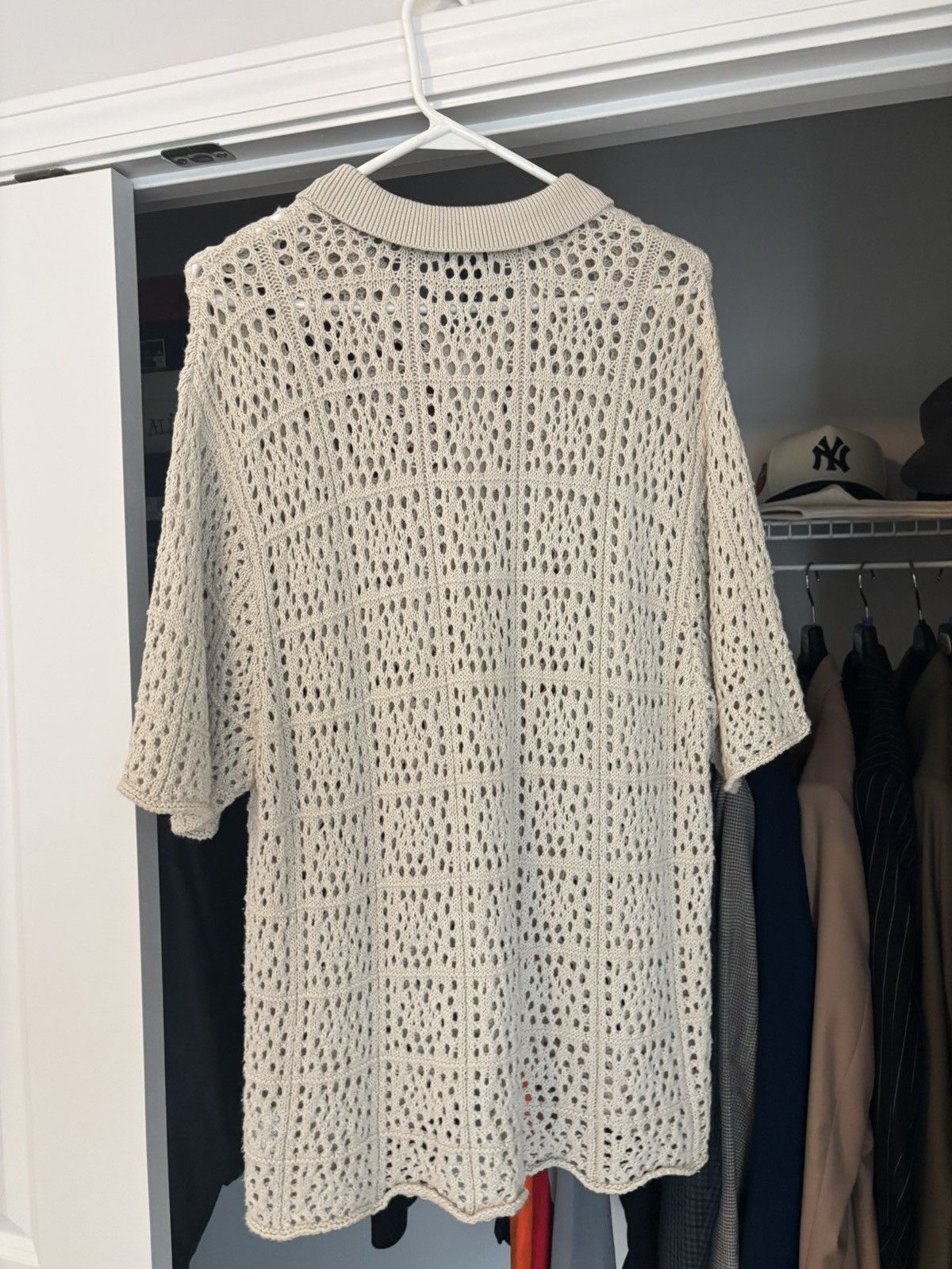 Stussy Stussy Crochet Knit Shirt Size US L / EU 52-54 / 3 - 11 Thumbnail