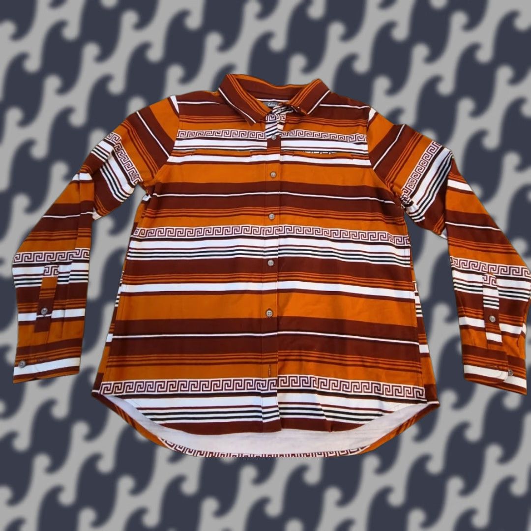 Vintage Cabela's Womens M Chamois Flannel Southwest Aztec Navajo Button Up Shirt Size M / US 6-8 / IT 42-44 - 1 Thumbnail