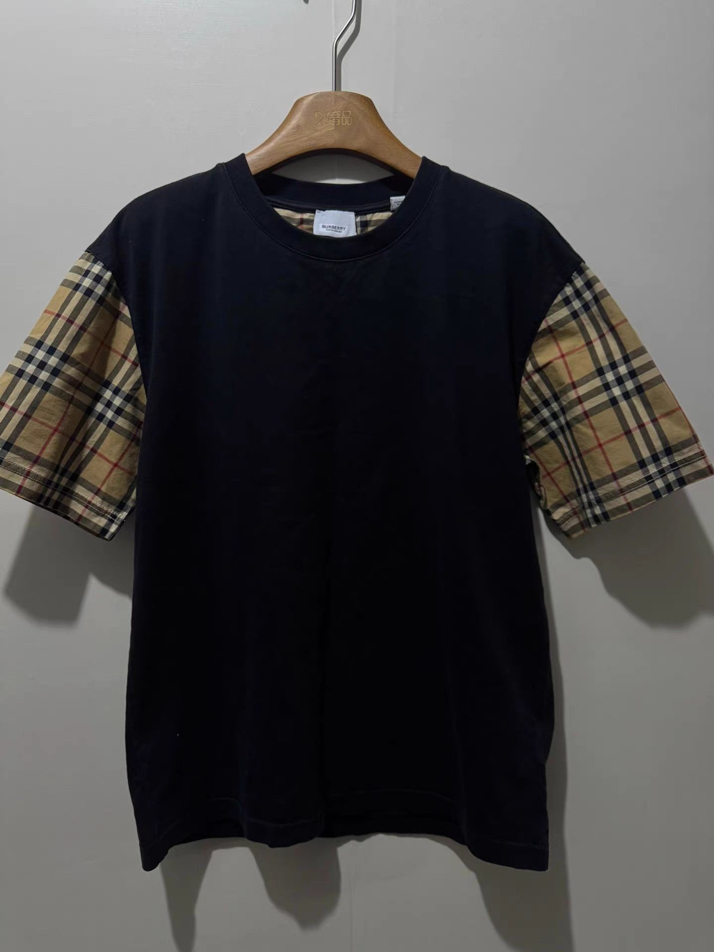 Burberry Burberry Check Relaxed Crew Neck Tee K13 Size US M / EU 48-50 / 2 - 1 Thumbnail