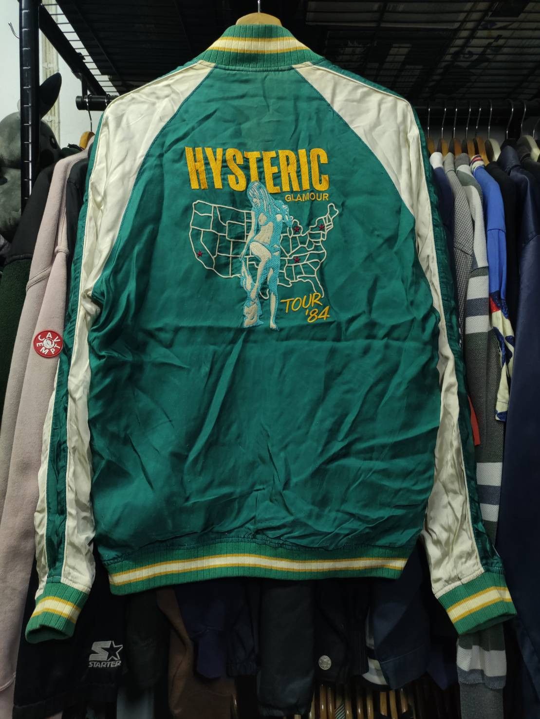 Hysteric Glamour Vtg Hysteric Glamour TOUR 84 Embroidered Reversible Sukajan Size US M / EU 48-50 / 2 - 9 Thumbnail