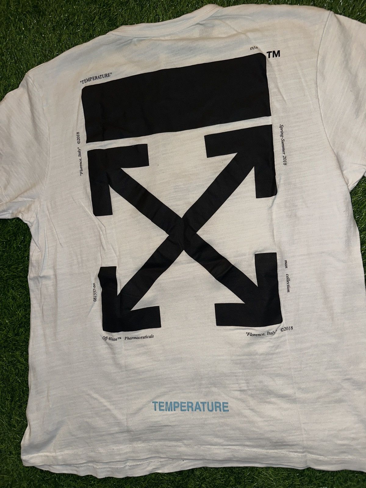 Off-White Off white mona lisa temperature tee shirt size Medium Size US M / EU 48-50 / 2 - 4 Thumbnail