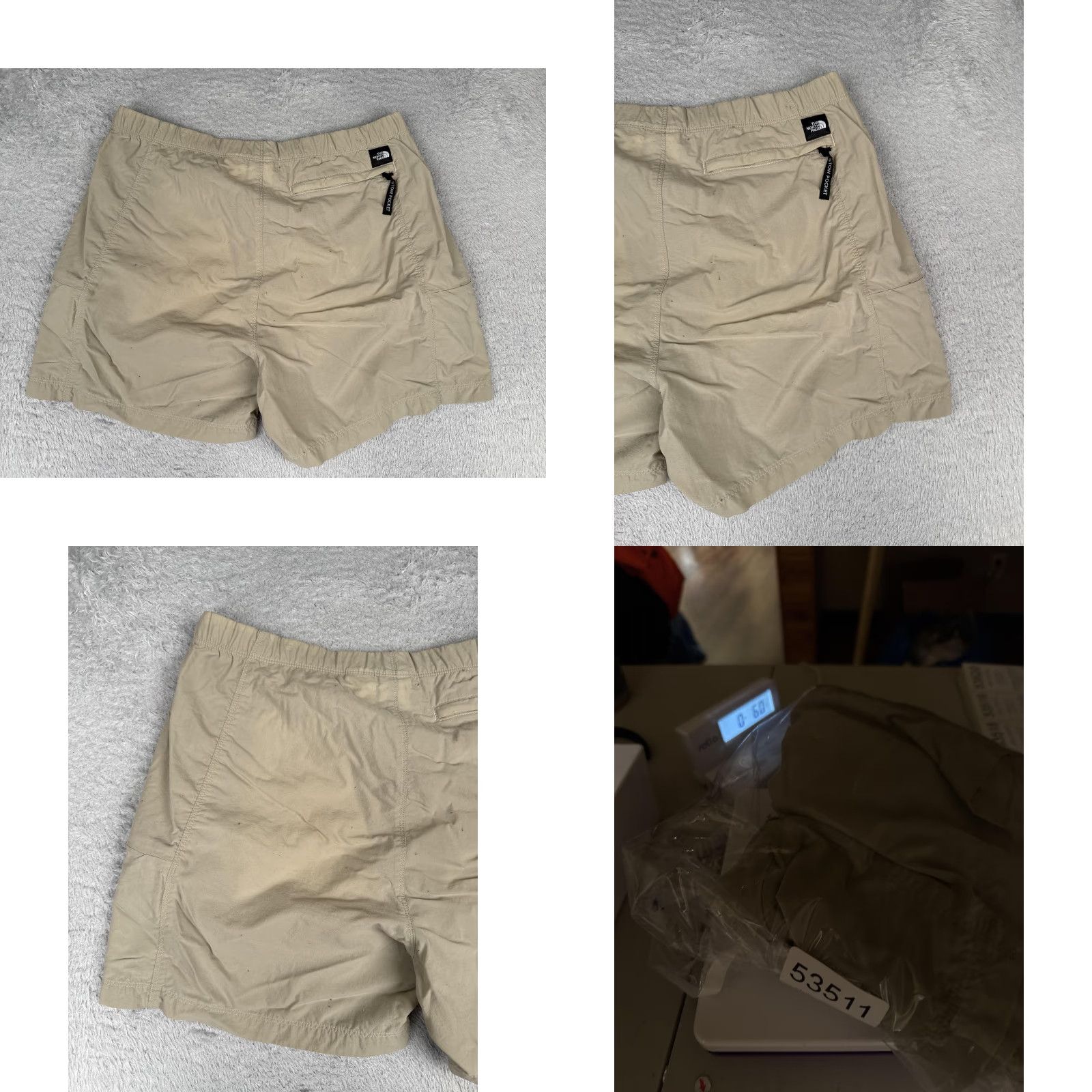 The North Face The North Face Shorts Womens Medium Beige Utility Nylon Hiking Zip Pockets Hike Size 32" / US 10 / IT 46 - 9 Thumbnail