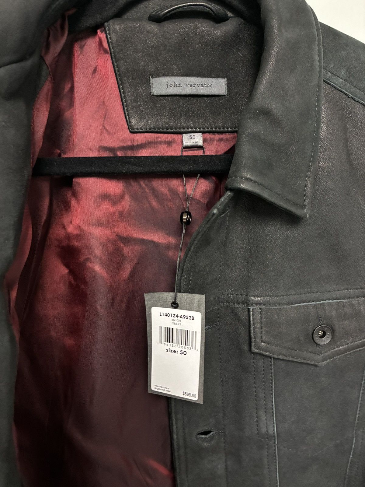 John Varvatos Andrew Trucker Jacket Size EU 50 USA 40 Size US M / EU 48-50 / 2 - 9 Thumbnail