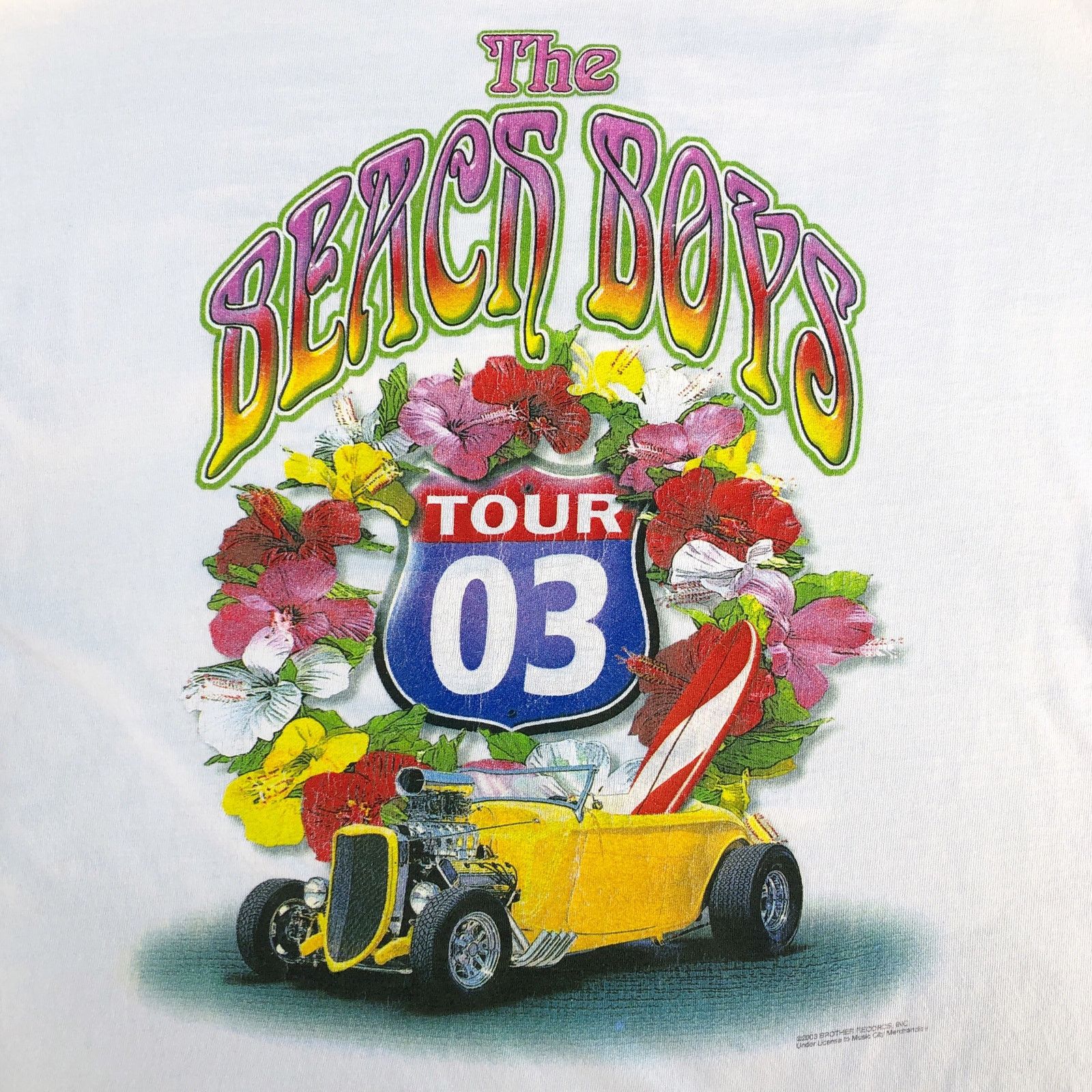 Vintage Beach Boys Tour 03 2003 tshirt Size US XL / EU 56 / 4 - 3 Thumbnail