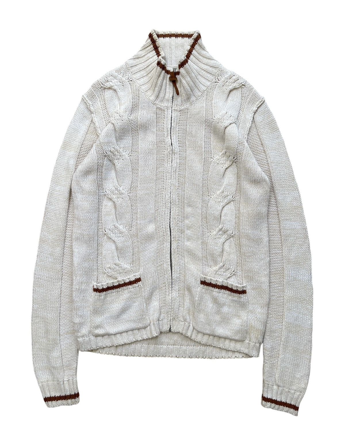 Diesel Diesel Cable Knit Full zipper Cardigan Size US L / EU 52-54 / 3 - 1 Thumbnail
