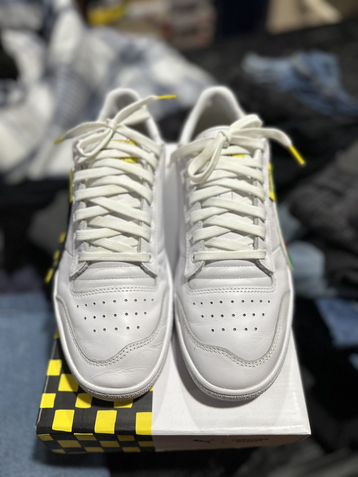 Market × Puma Puma Chinatown Market White Ralph Sampson Low Size US 10.5 / EU 43-44 - 3 Thumbnail