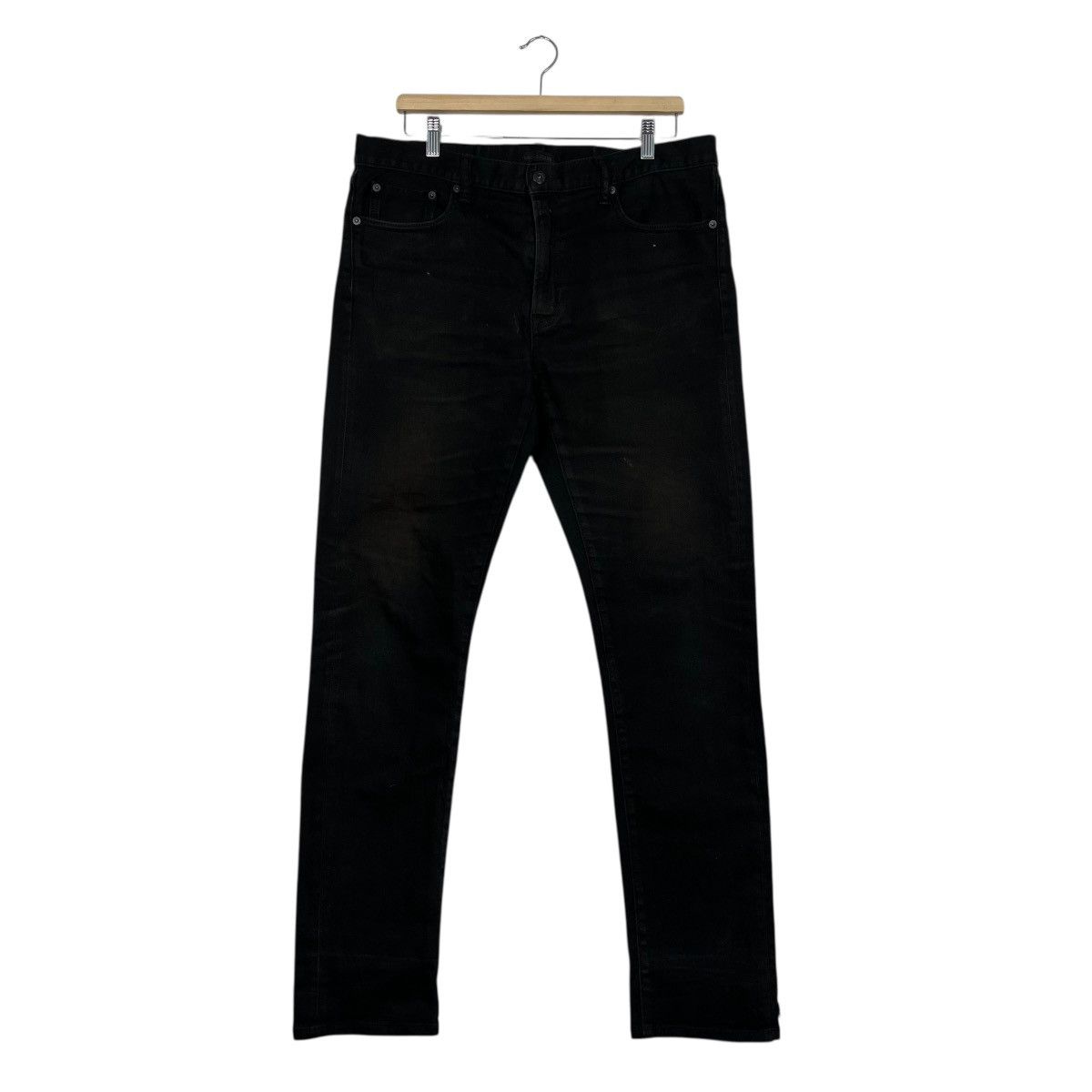Japanese Brand Vintage Japanese Designer Black Selvedge Denim Size US 36 / EU 52 - 1 Thumbnail