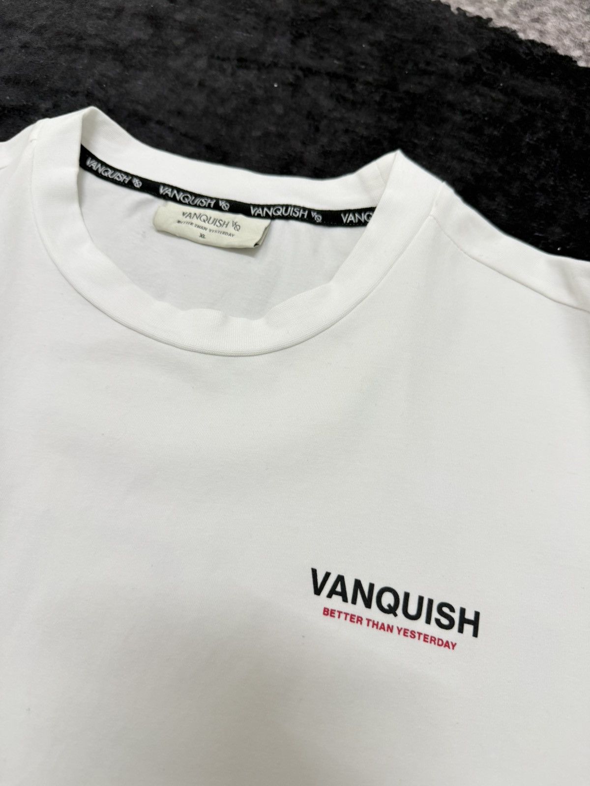 Vanquish Vanquish Better Than Yesterday Big Logo T Shirt Size US XL / EU 56 / 4 - 4 Thumbnail