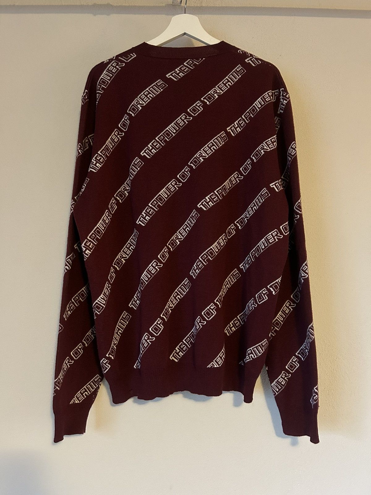 Balenciaga Balenciaga Oversized Wool “The Power of Dreams” Sweater Size US XL / EU 56 / 4 - 8 Thumbnail