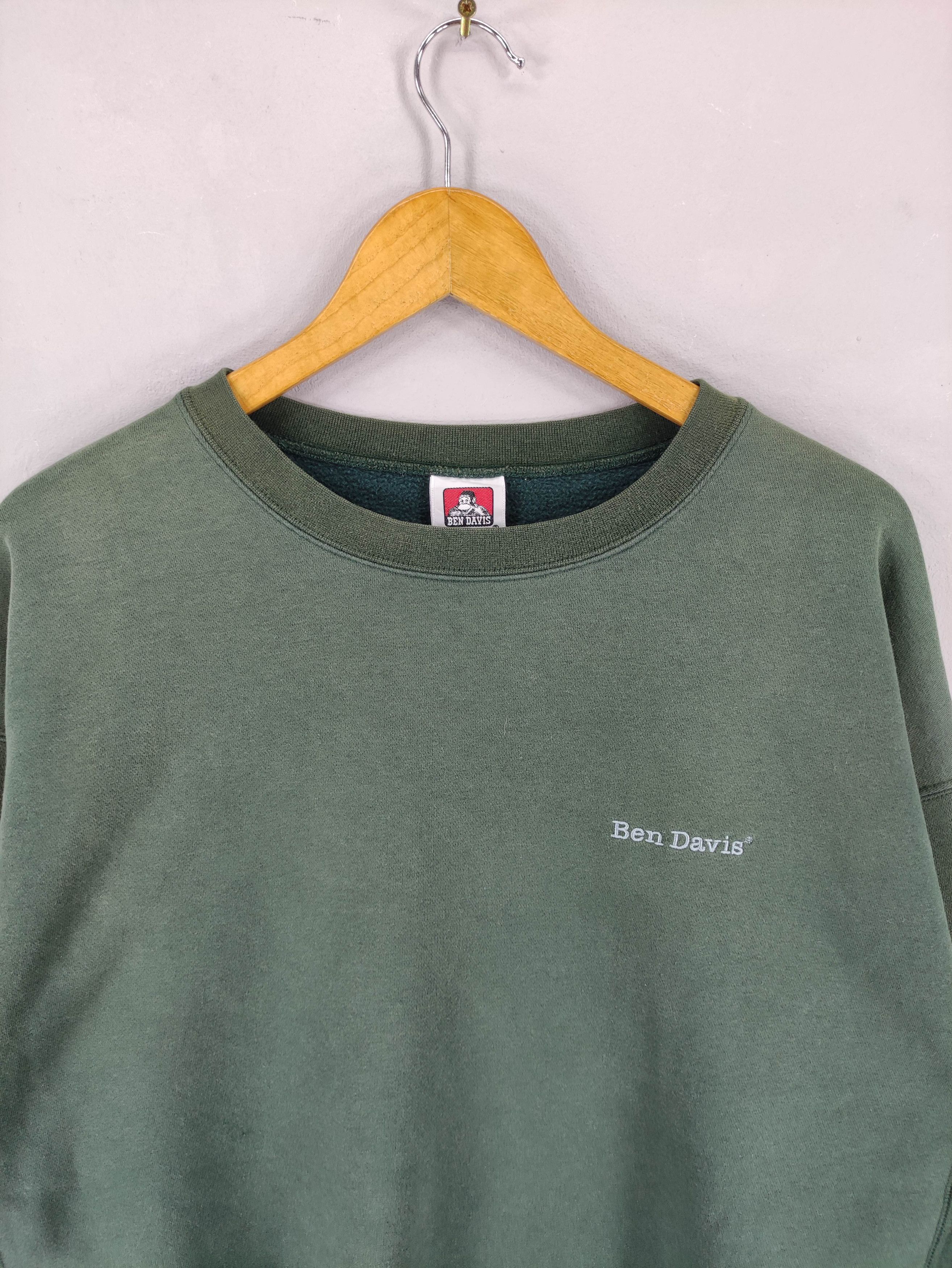 Ben Davis Vintage Ben Davis Small Logo Sweatshirt Jumper Faded Size US XL / EU 56 / 4 - 2 Thumbnail