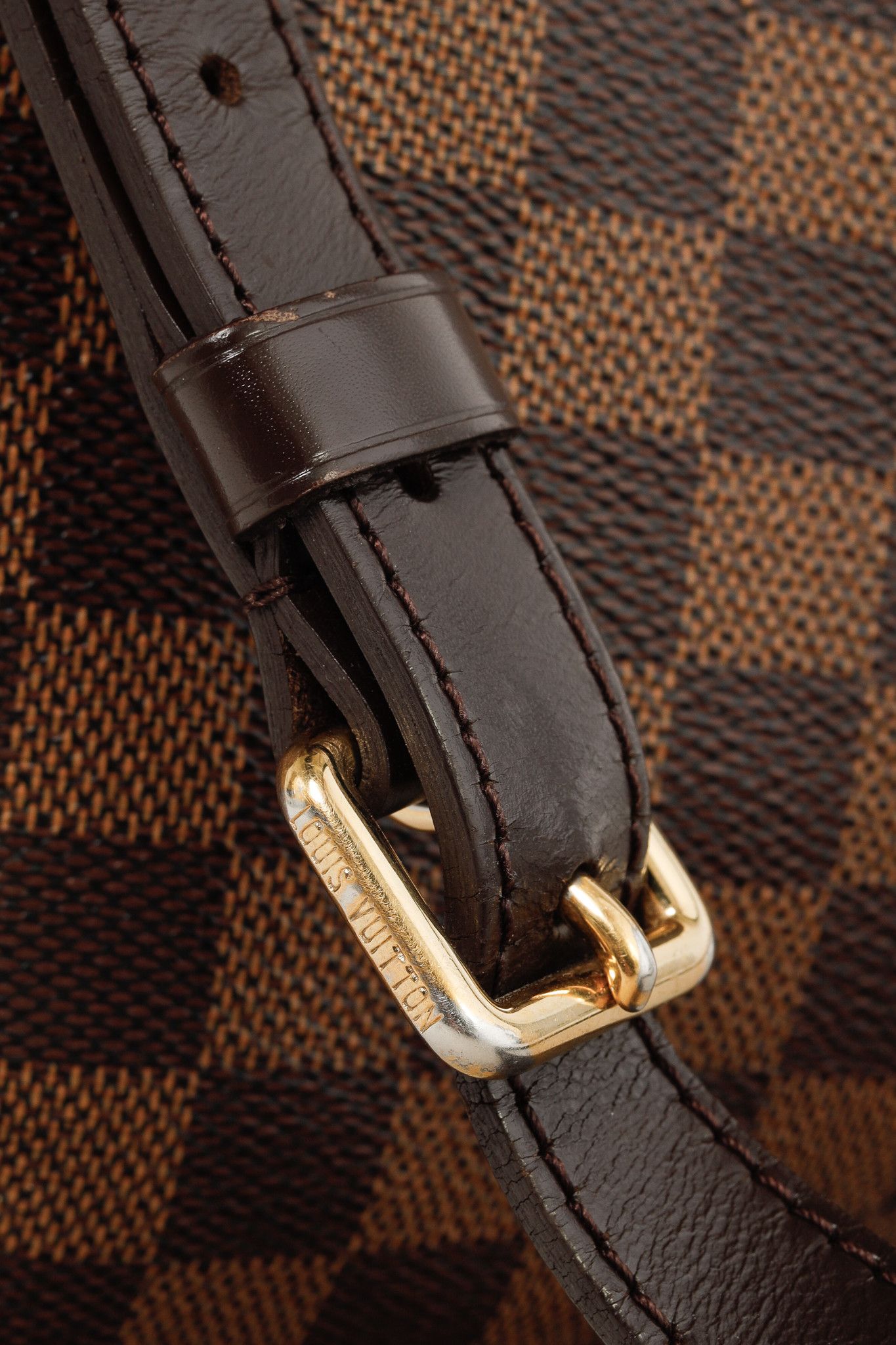 Louis Vuitton Louis Vuitton Bloomsbury GM Damier Ebene Canvas Shoulder Bag Size ONE SIZE - 7 Thumbnail