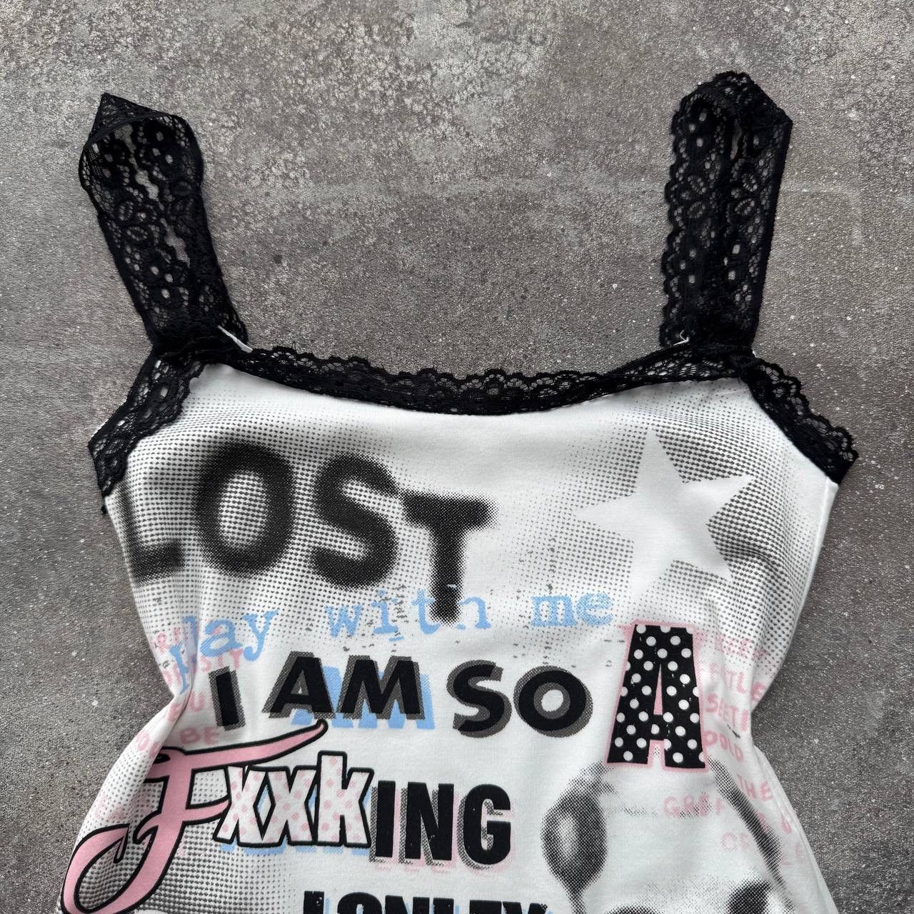 20471120 × Vintage Super Sexy Y2K Glamour Rave Opium Emo Vintage Crop Top Size S / US 4 / IT 40 - 6 Thumbnail
