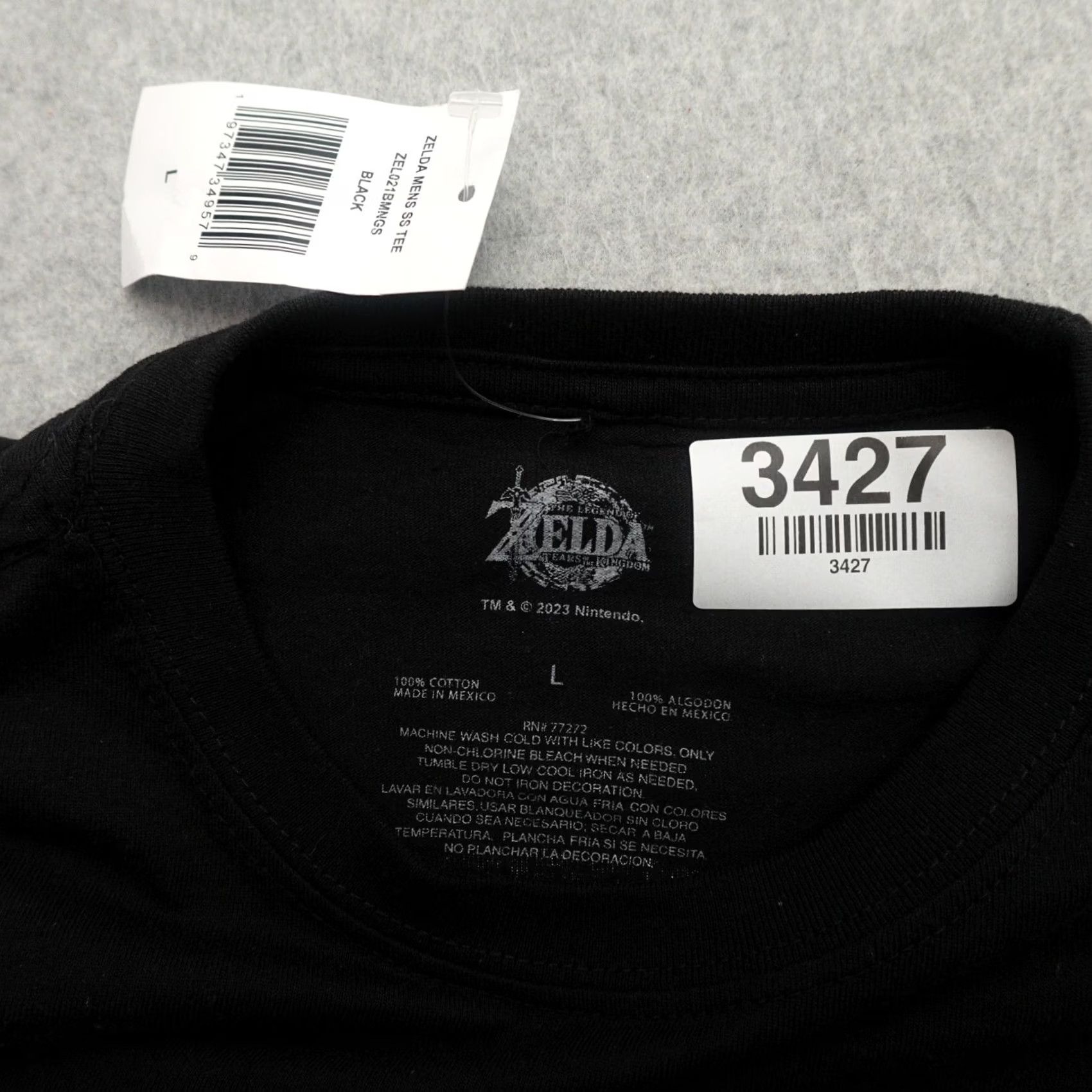 Nintendo The Legend of Zelda Womens Large T-Shirt (18X27) Tears of the Kingdom Official Nintendo Size L / US 10 / IT 46 - 4 Thumbnail