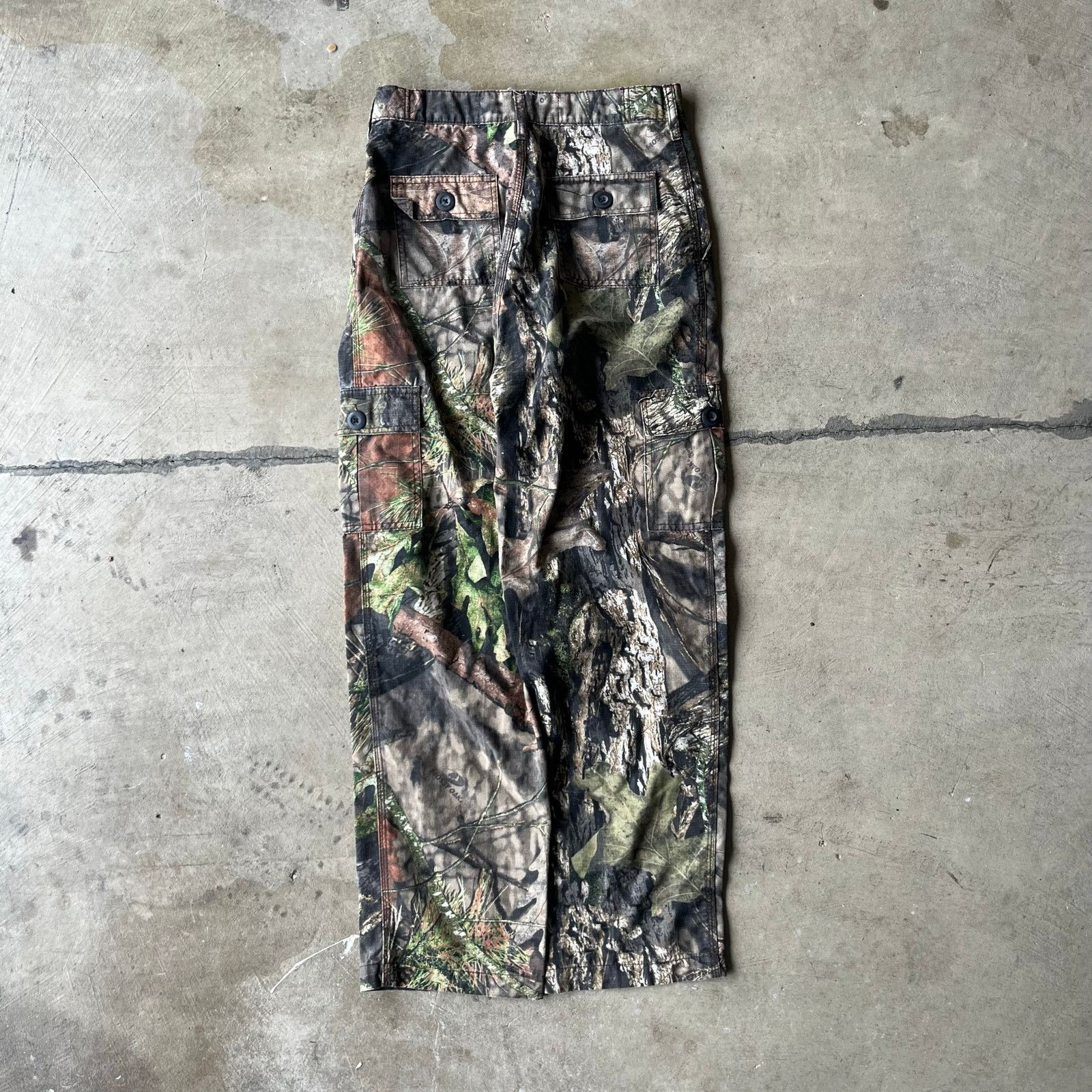 Vintage VINTAGE RUSTIC RIDGE CAMO PANTS CARGO 26X27 HUNTING BAGGY Size US 26 / EU 42 - 2 Thumbnail