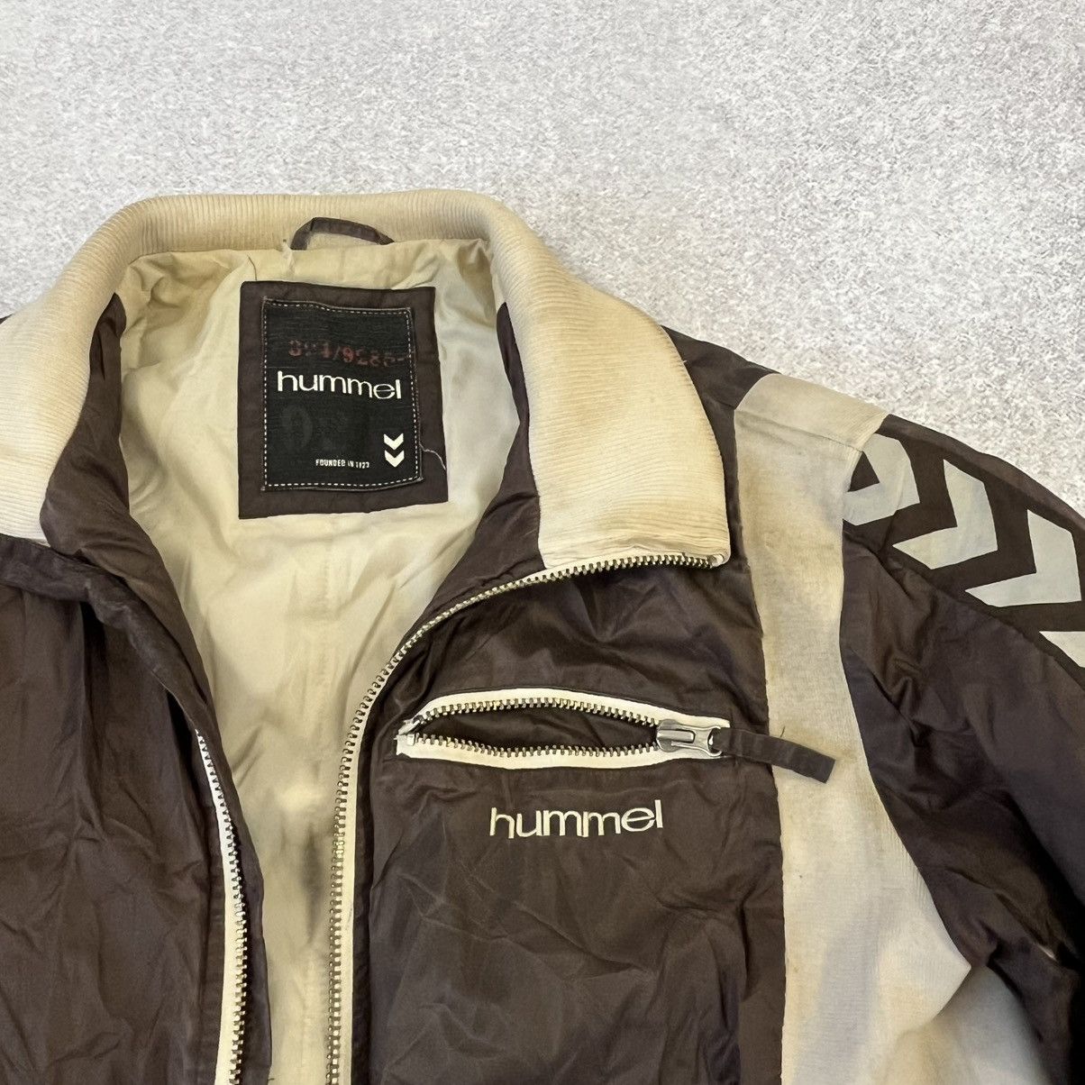 Hummel Brown Hummel bomber jacket vintage trashed Size US XL / EU 56 / 4 - 3 Thumbnail