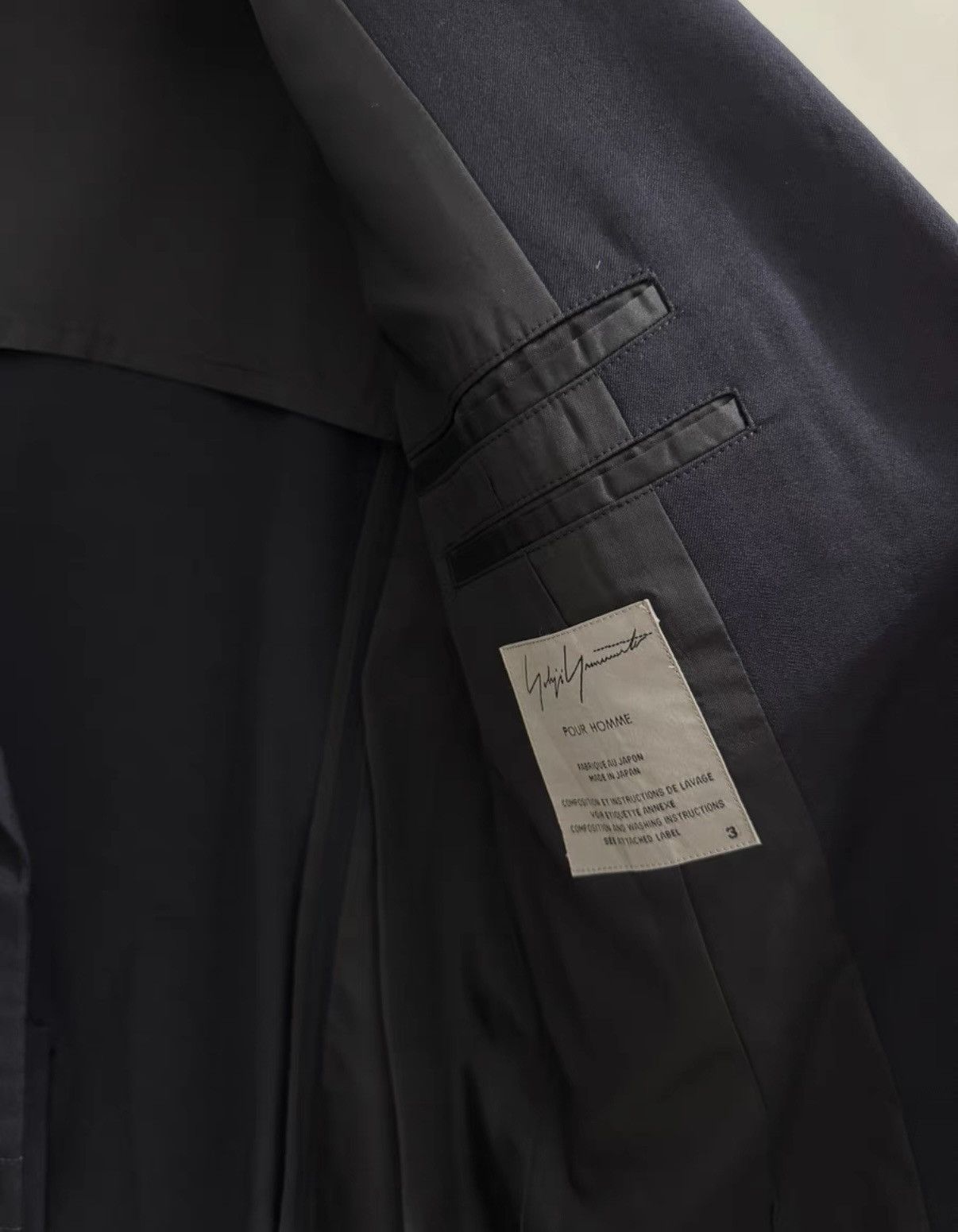 Yohji Yamamoto Yohji Yamamoto Homme Plus blazer Size 42S - 8 Thumbnail