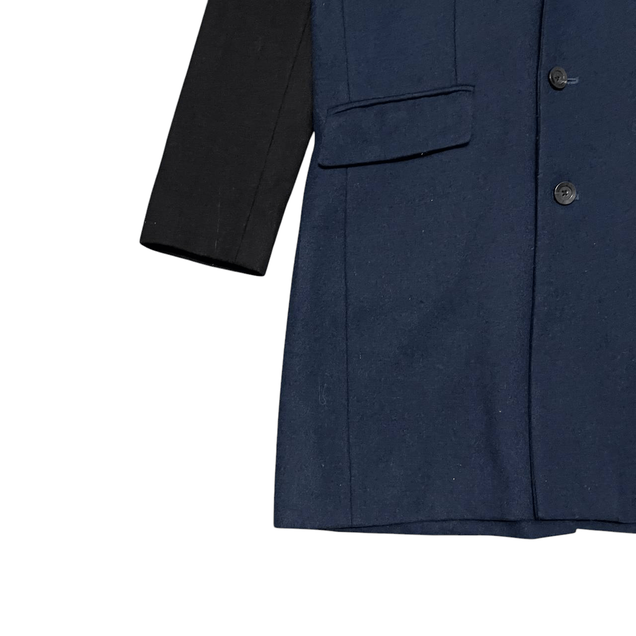 NO ID No ID Wool Coat 2 tone Size US M / EU 48-50 / 2 - 3 Thumbnail