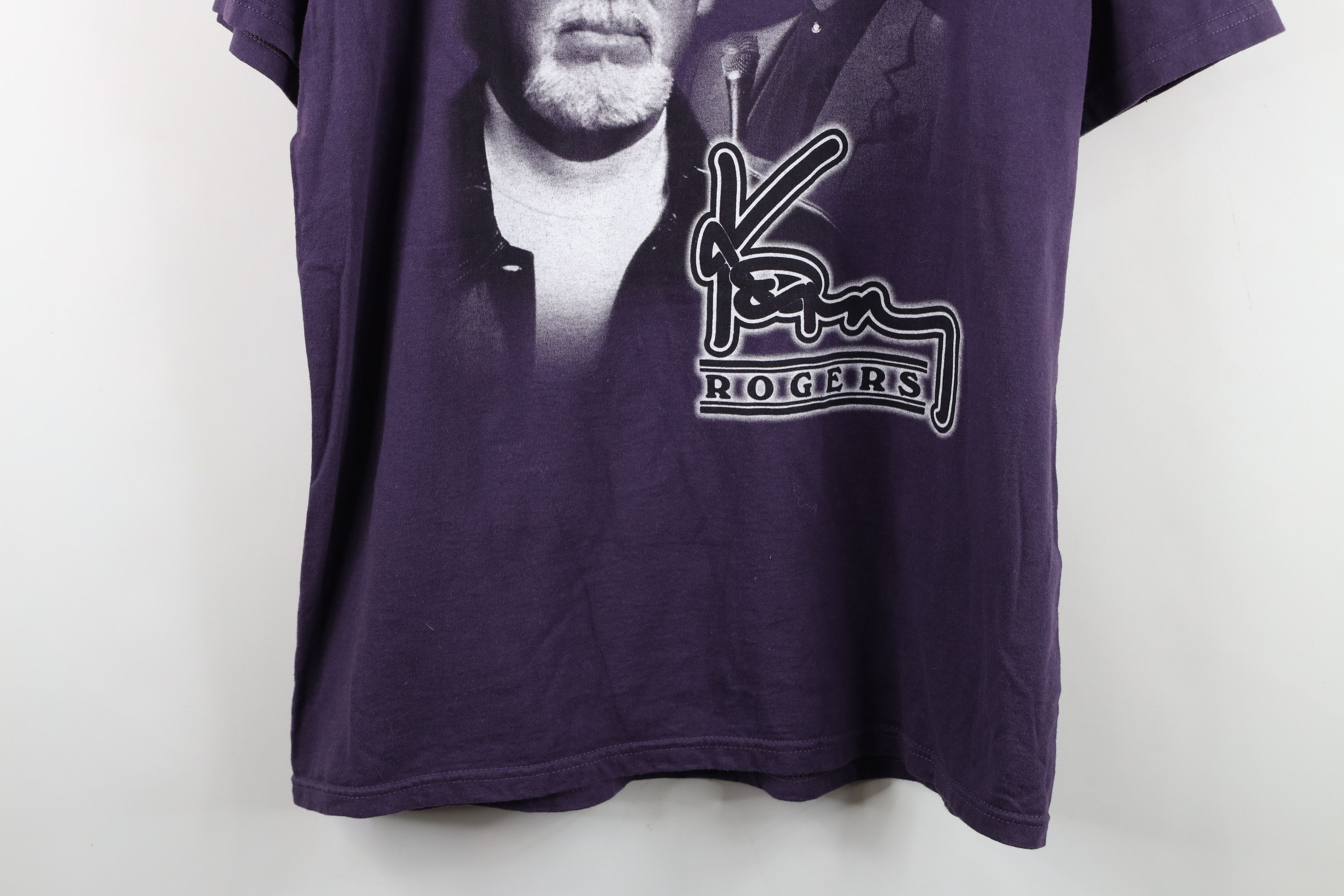 Vintage Vintage 90s Tour Kenny Rogers Band Short Sleeve T-Shirt Size US L / EU 52-54 / 3 - 3 Thumbnail