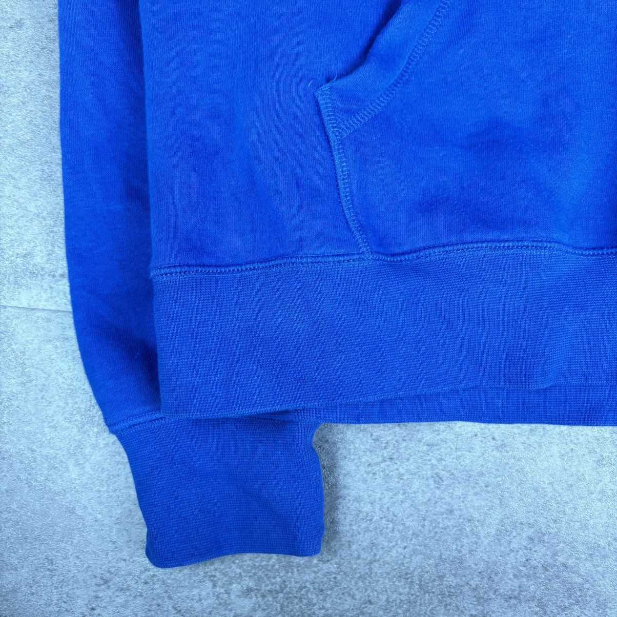 Nike Nike Club Fleece Brushed Back Chenille Futura Blue Hoodie Size US M / EU 48-50 / 2 - 2 Thumbnail