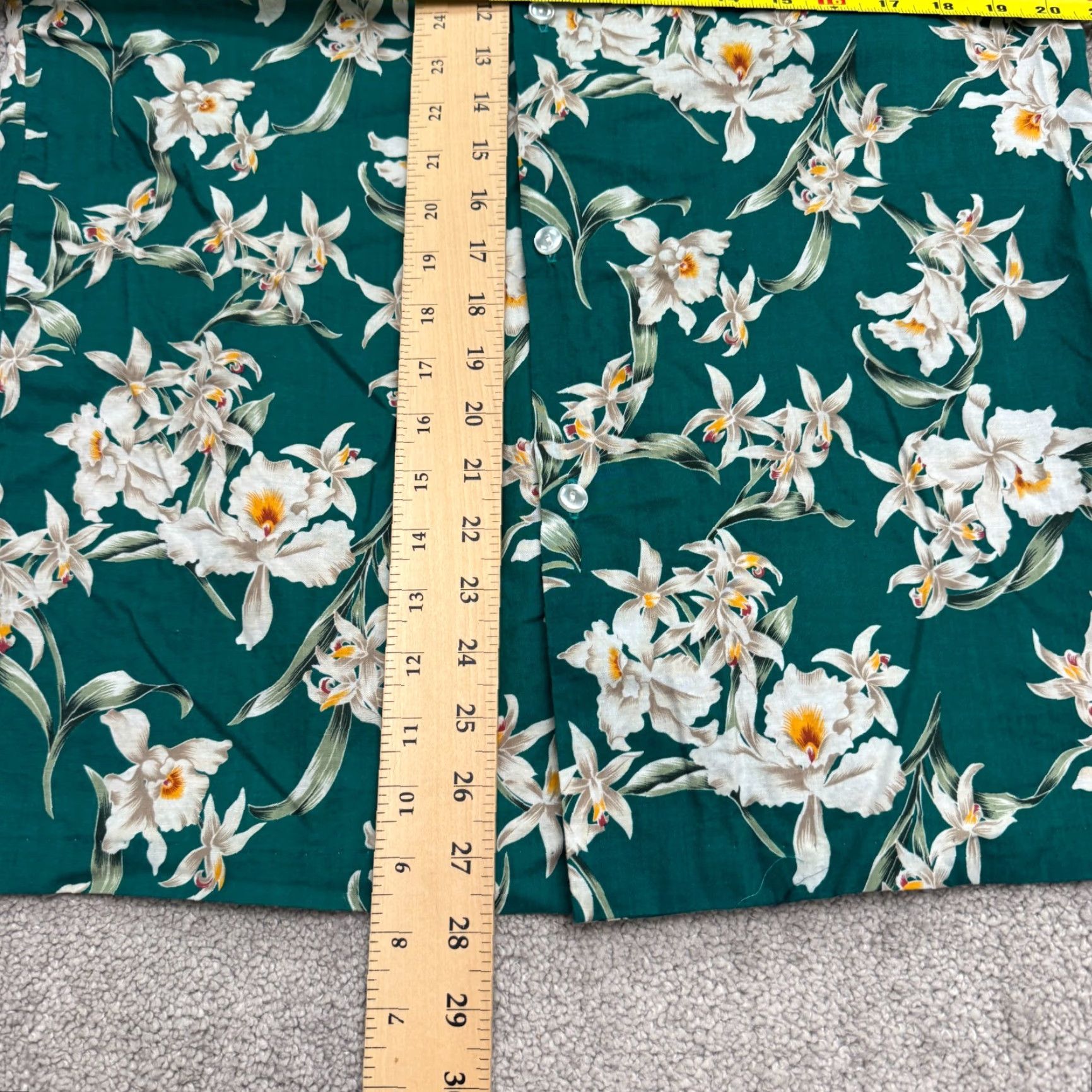 Vintage VINTAGE Royal Creations Hawaiian Button-Down Shirt Mens M Green Floral 90s Retro Tropical Size US M / EU 48-50 / 2 - 7 Thumbnail