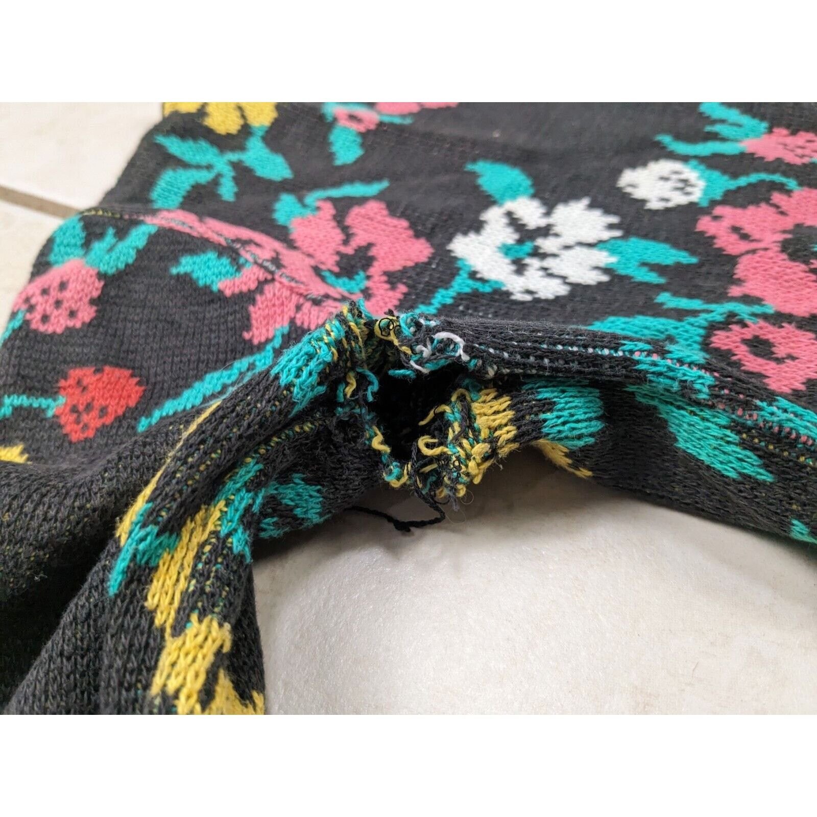 Betsey Johnson Betsey Johnson Alley Cat Sweater Dress Long Sleeve Floral Size M / US 6-8 / IT 42-44 - 19 Thumbnail