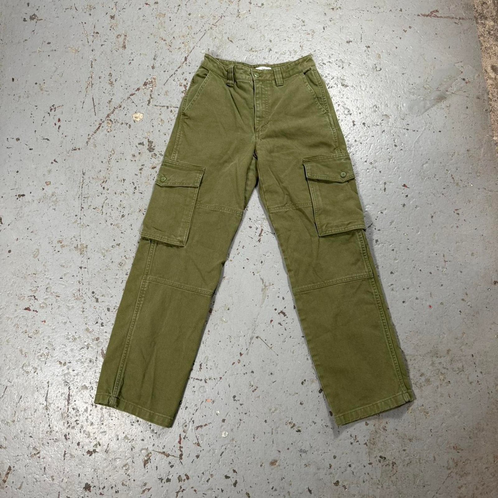 TNA Green tna cargo pants 26x29 Size 26" / US 2 / IT 38 - 1 Thumbnail