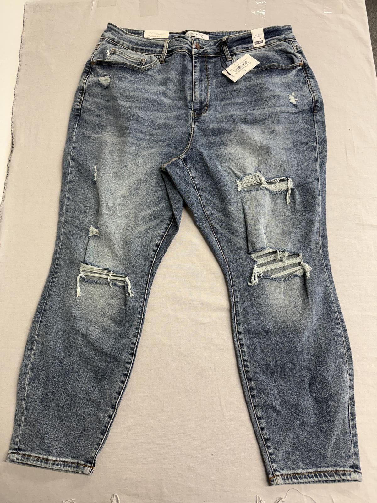 Other Judy Blue Jeans Hi-Rise Destroyed Slim Fit NWT Size 22W Size 42" / US 20 - 1 Thumbnail