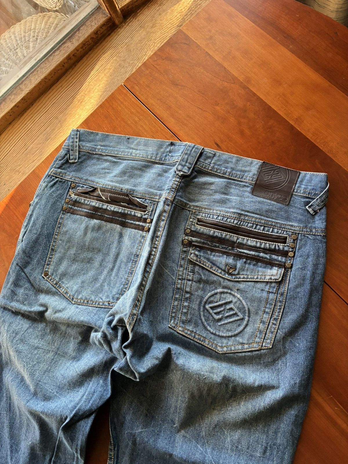 Enyce Vintage y2k loose fit baggy didler jeans Size US 38 / EU 54 - 5 Thumbnail