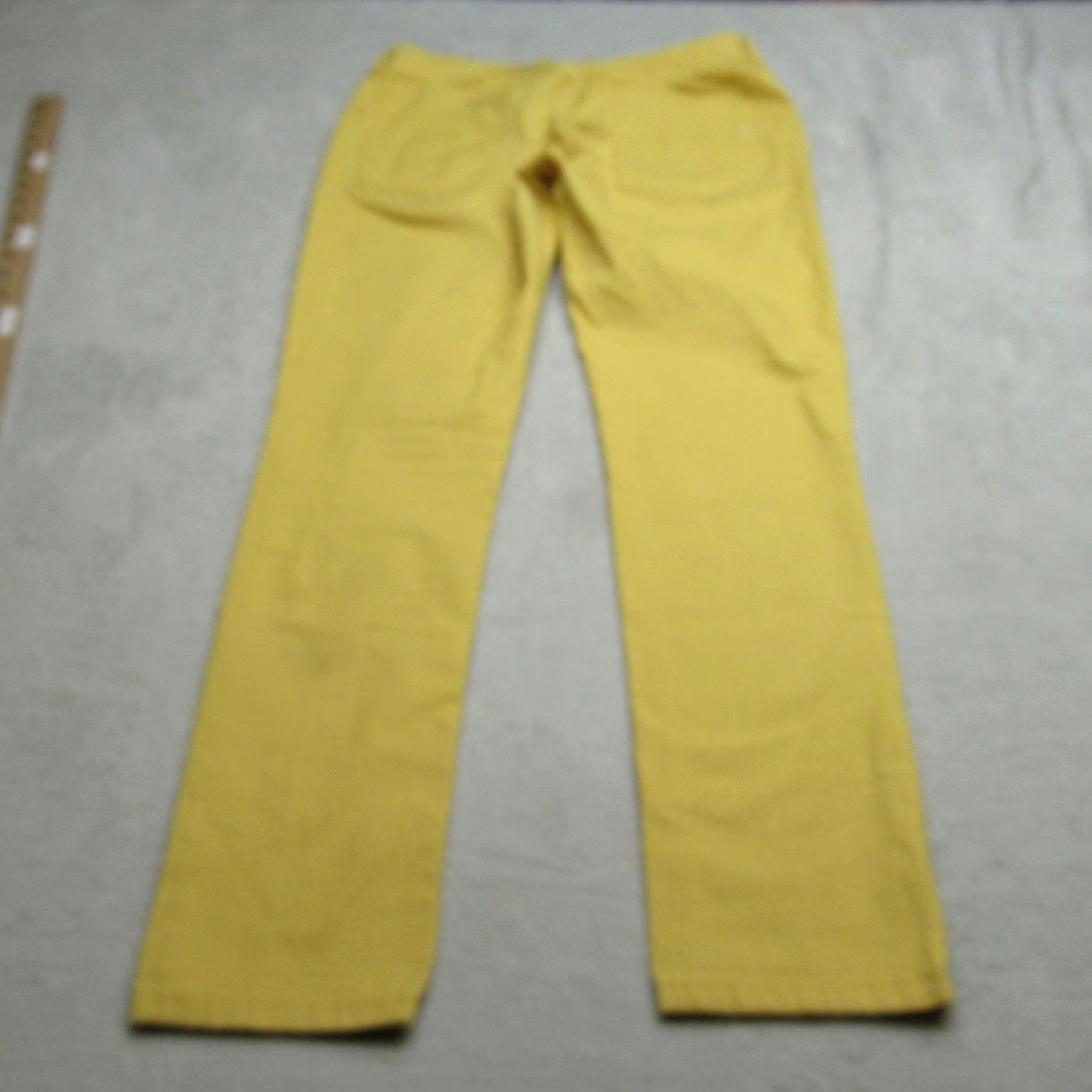 Vintage Stio Pants Womens 6 Yellow Canvas Stretch Straight Leg 30X28 Nylon? Size 28" / US 6 / IT 42 - 3 Thumbnail