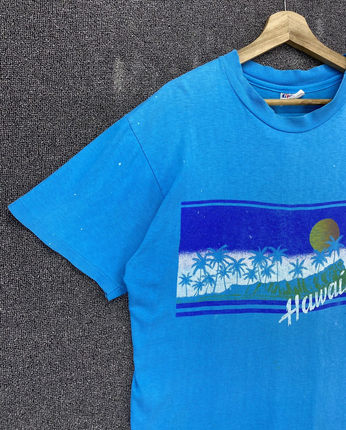 Vintage Vintage 80s Hawaii Sunset Tee T Shirts Size US L / EU 52-54 / 3 - 6 Thumbnail
