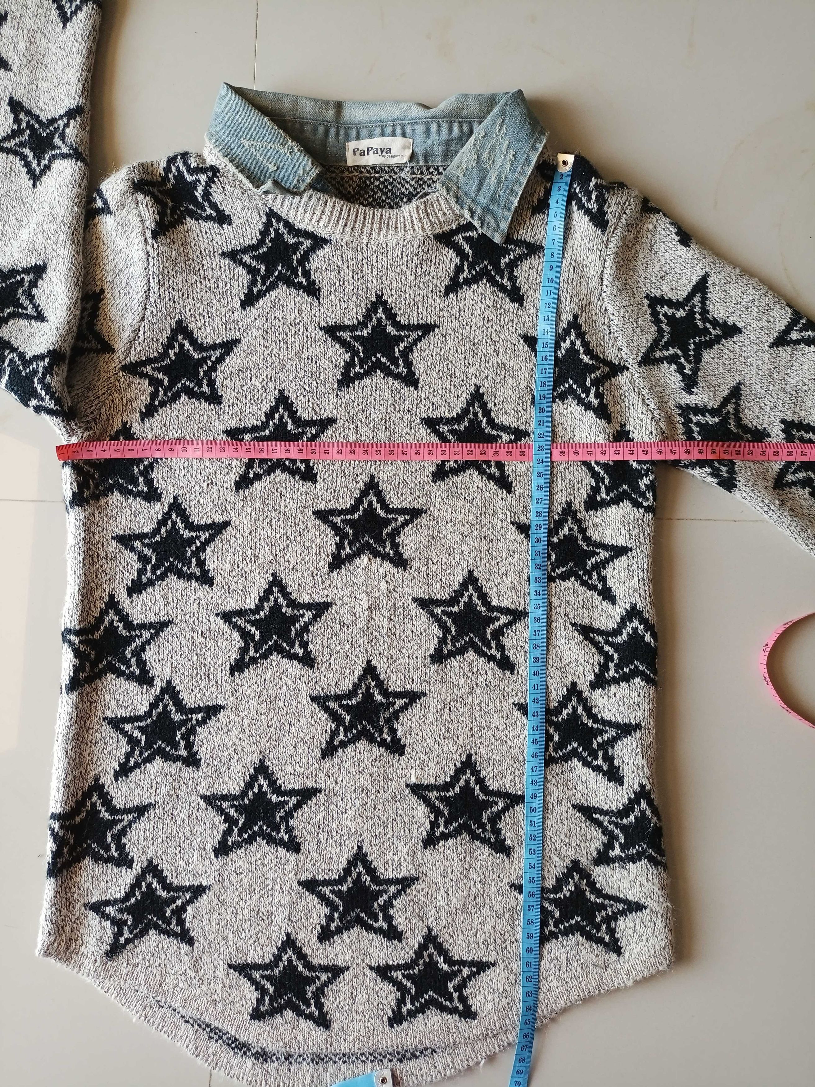 Other Papaya Double layer knitted wear star isseymiyake styled Size US M / EU 48-50 / 2 - 16 Thumbnail