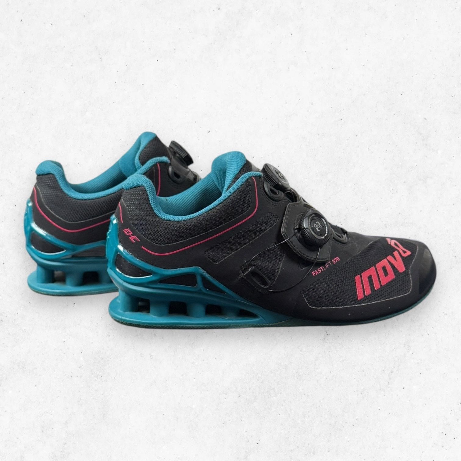 Other Inov-8 Fastlift 370 BOA Black/Teal/Berry Womens 9.5 Size US 9.5 / IT 39.5 - 6 Thumbnail
