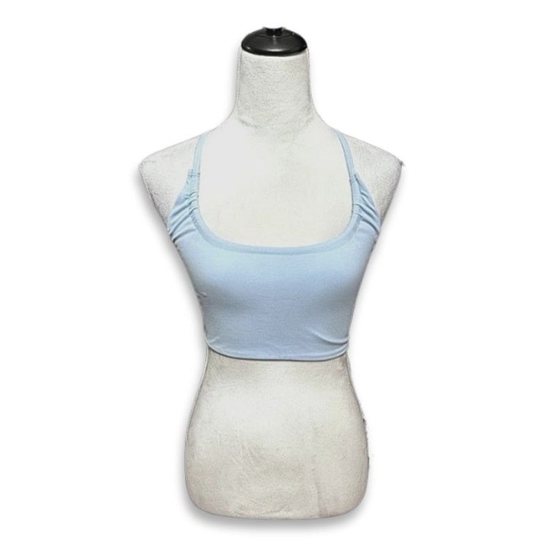 Free People Free People Crop Top 4 Ways Styling Racerback Light Blue S Size S / US 4 / IT 40 - 2 Thumbnail