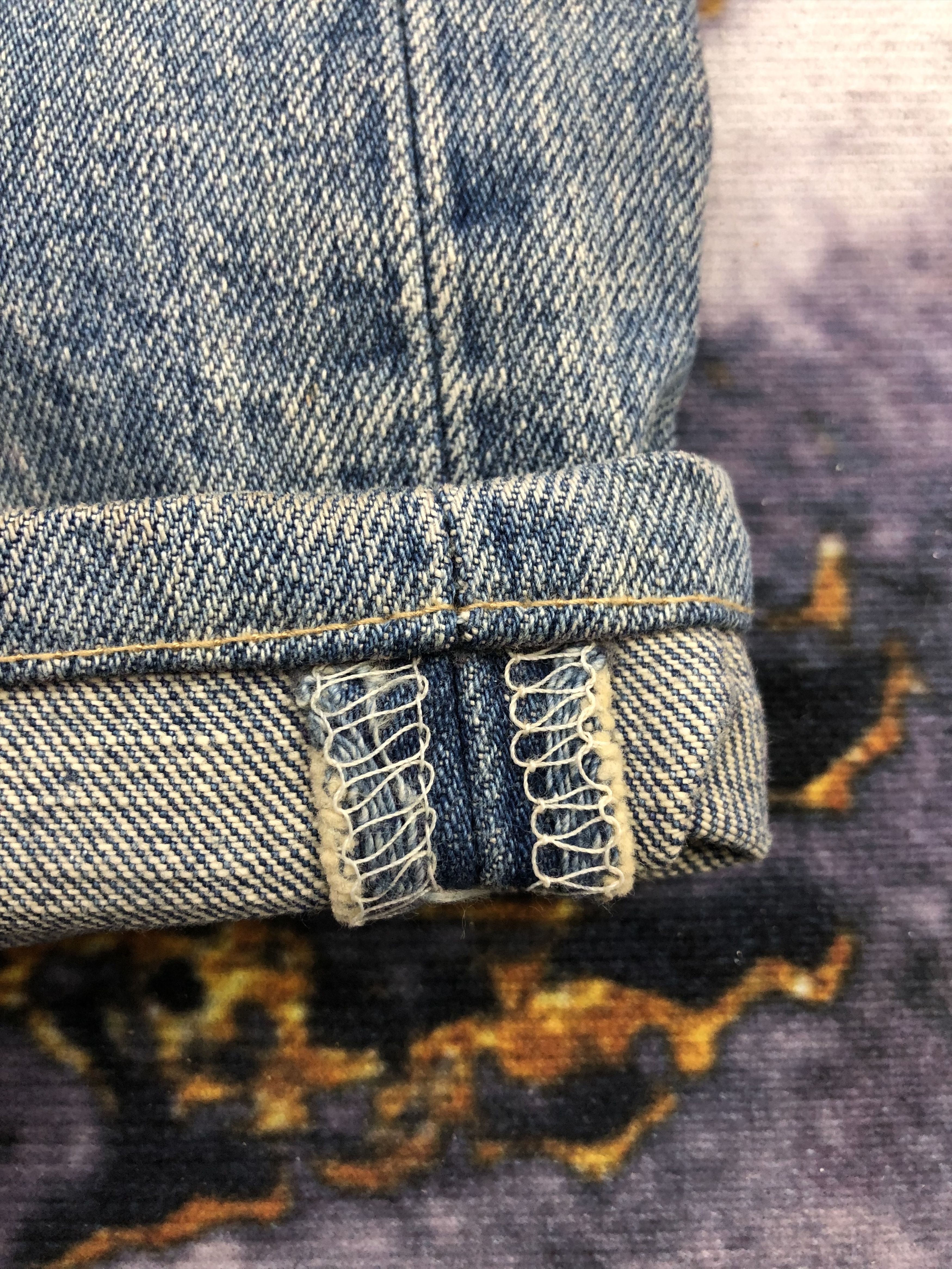 Levi's Vintage 90s Levi's 501 Button Fly Blue Faded Jeans DPP0091 Size US 32 / EU 48 - 7 Thumbnail