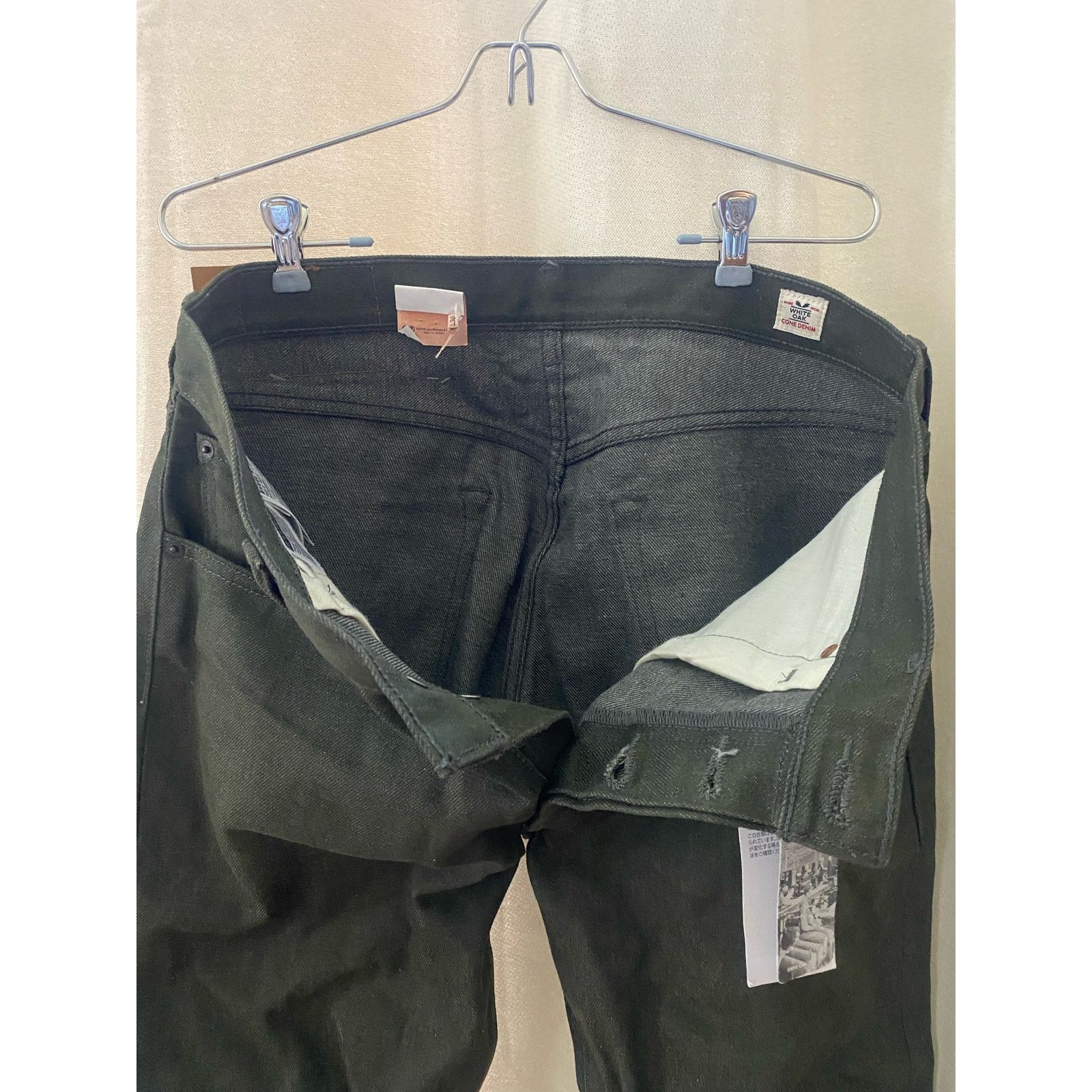 Levi's Levi's 501 White Oak Cone Denim olive green m 34 x 30 Size US 34 / EU 50 - 7 Thumbnail