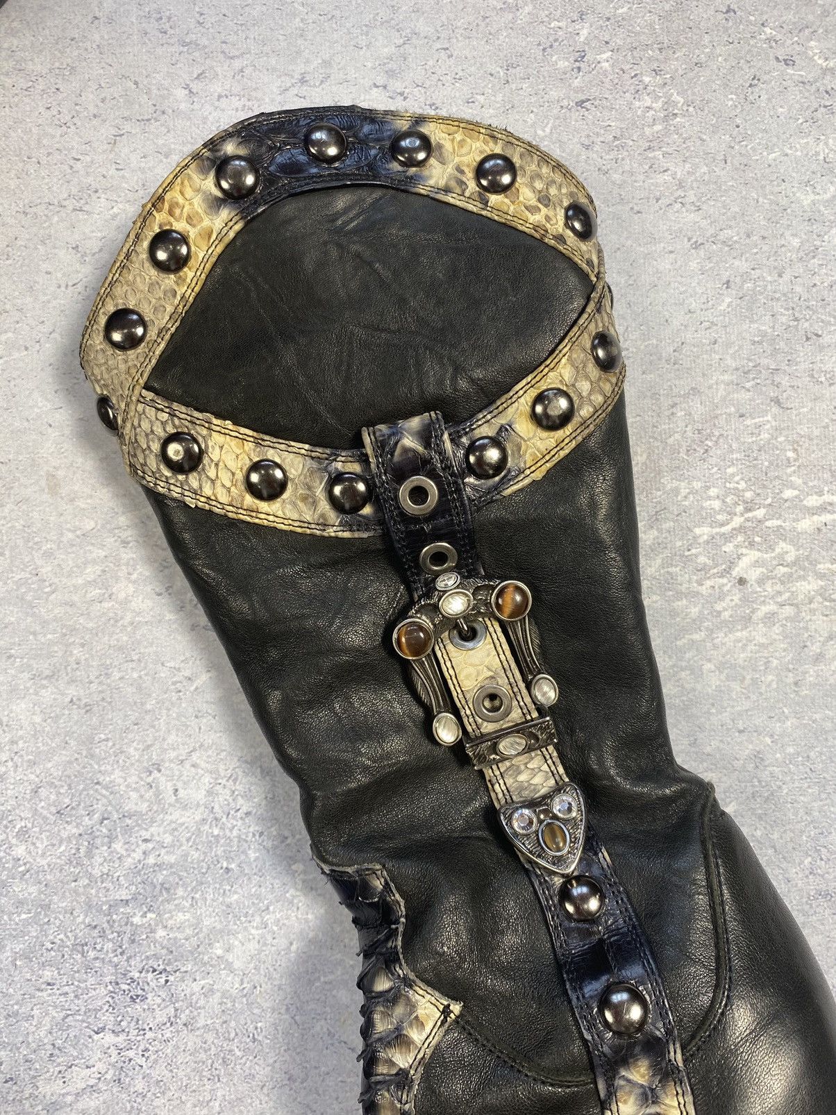 Leather Cowboy Loriblu Women Leather Boots in Cowboys Style Size 39 Size US 9 / IT 39 - 7 Thumbnail