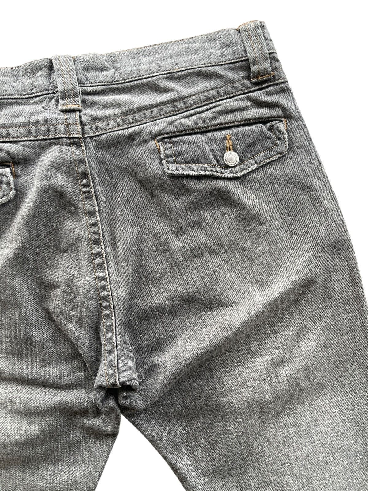 Les Deux DEUX Concept Labo Distressed Flare Grey Denim Size US 34 / EU 50 - 9 Thumbnail